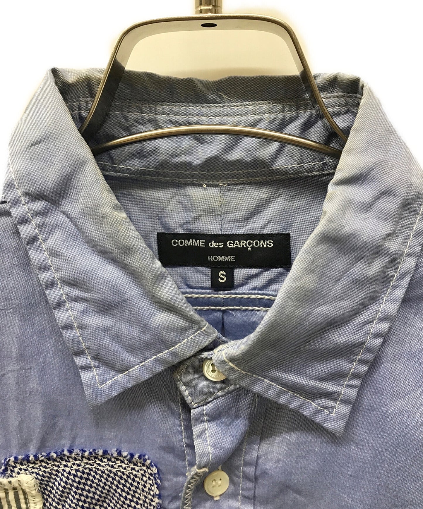 [Pre-owned] COMME des GARCONS HOMME Patchwork design shirt HN-B009