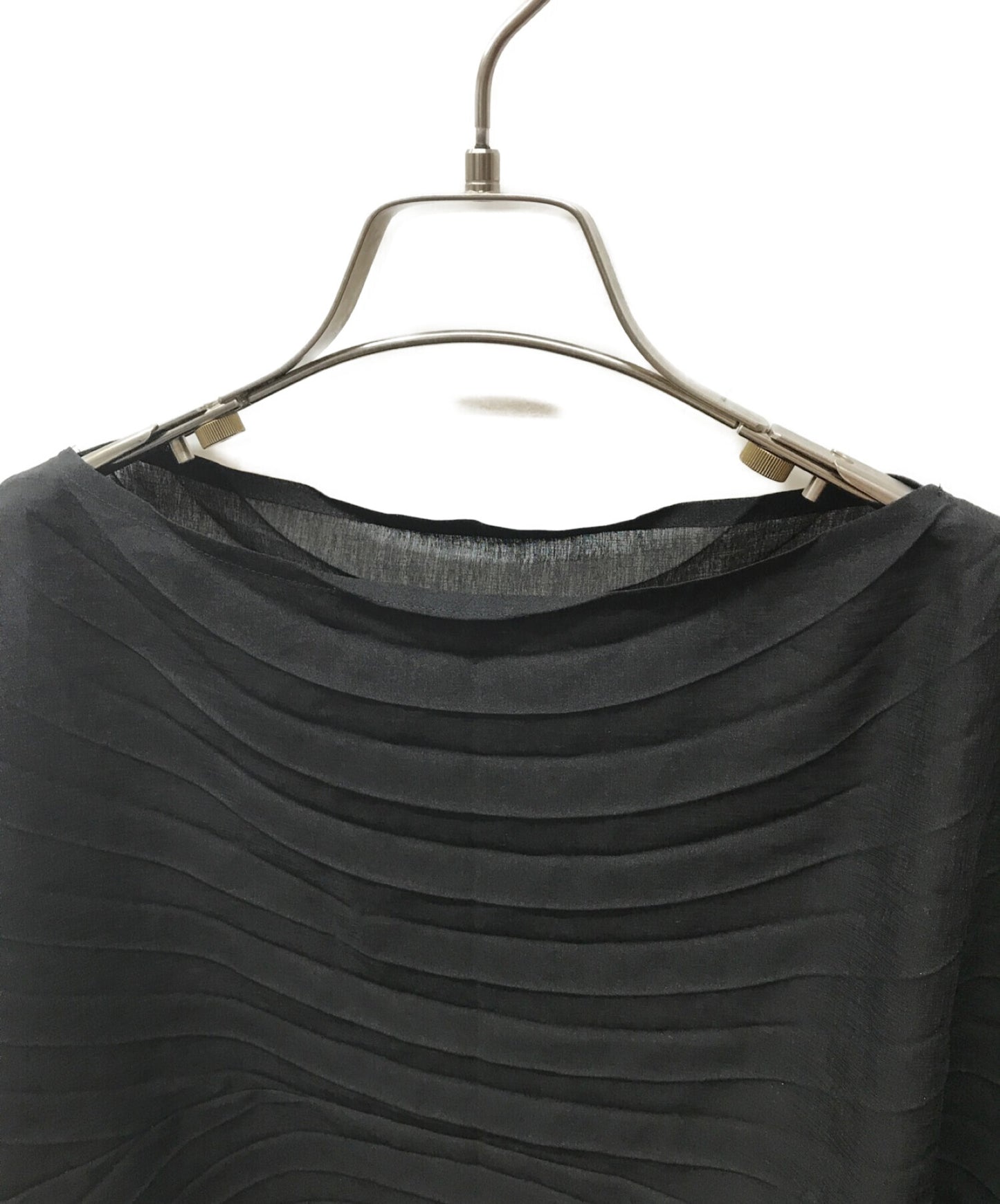 [Pre-owned] me ISSEY MIYAKE Pleated wide blouse