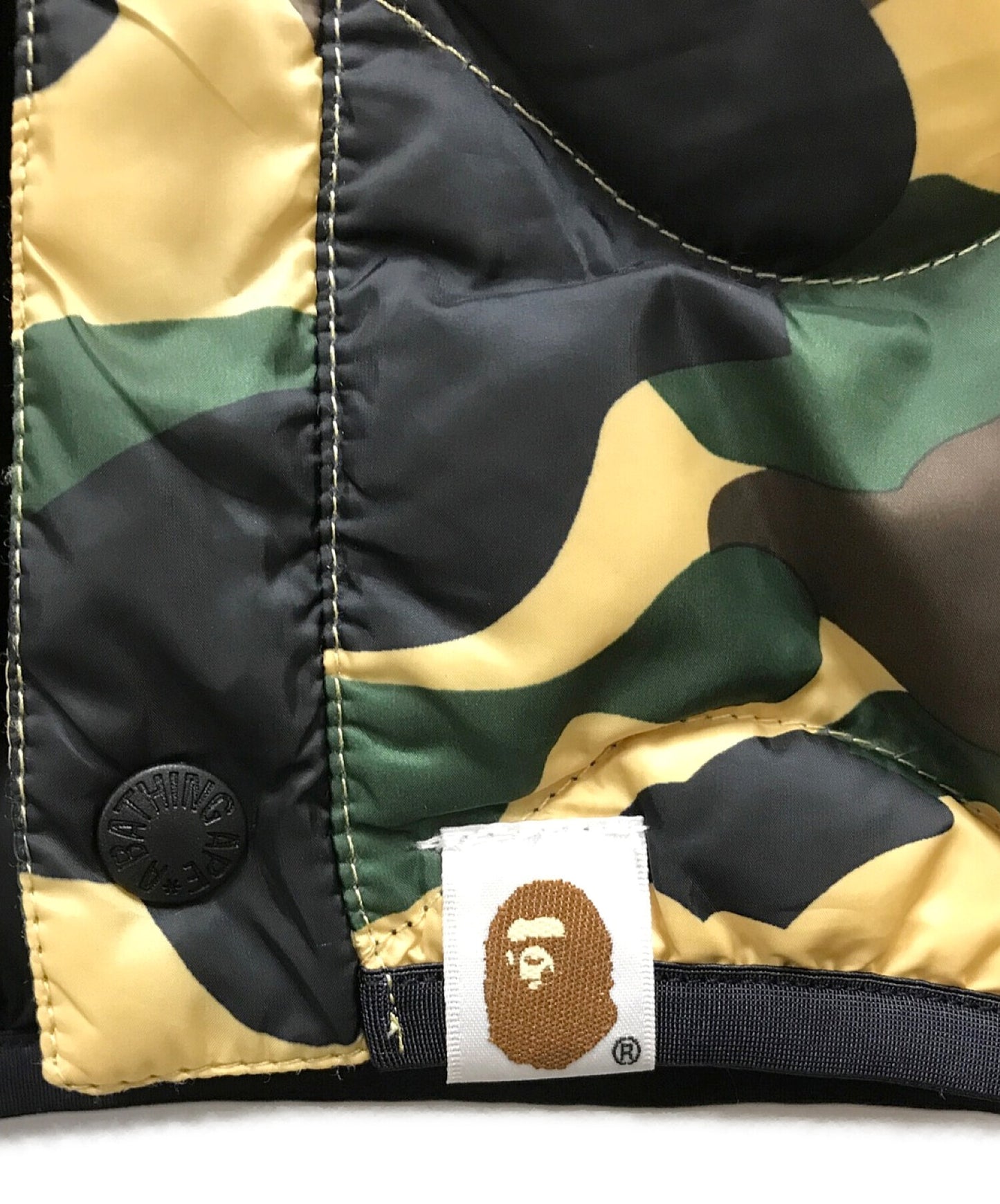 목욕 원숭이 사마모 퀼트 다운 재킷