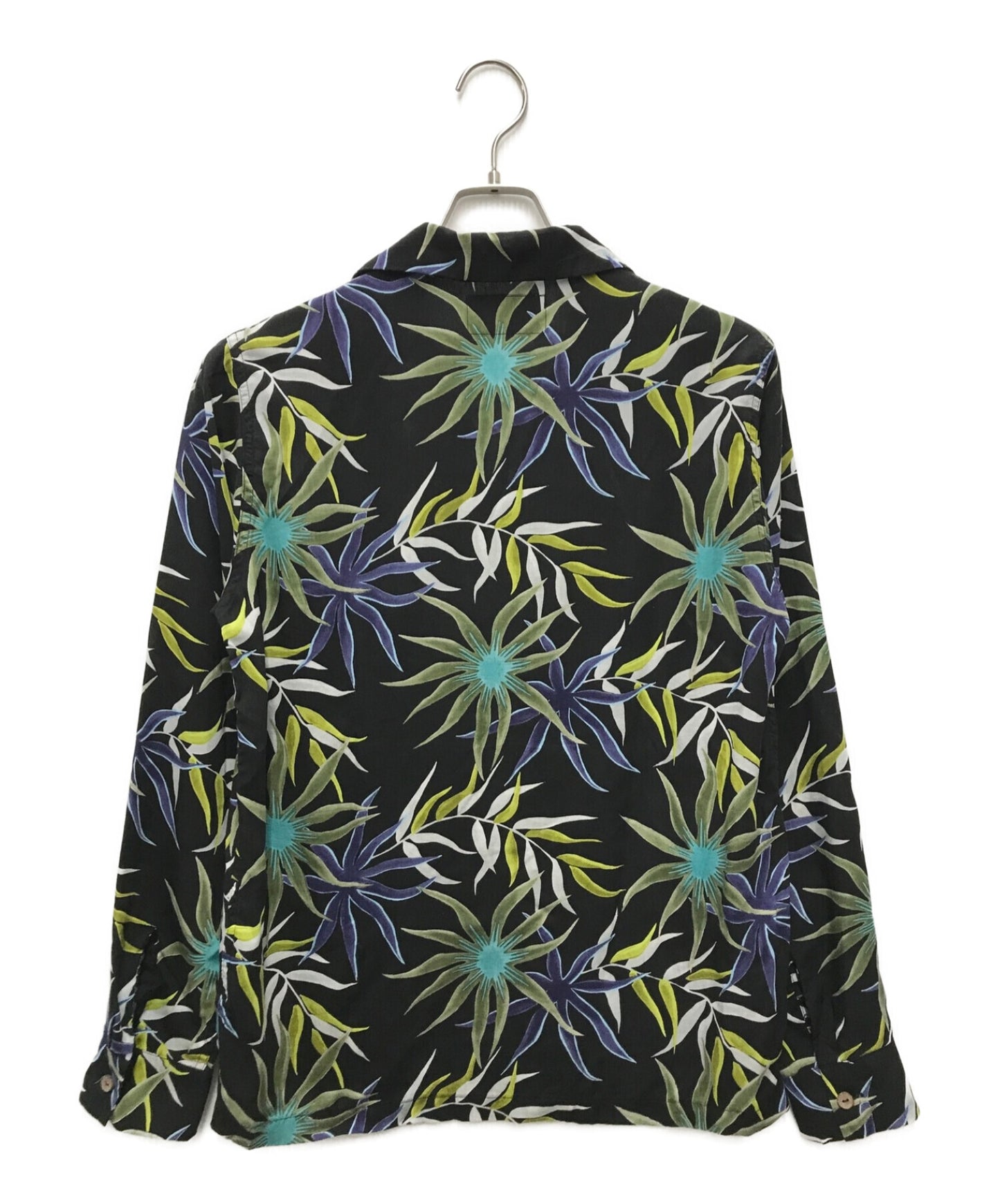 Wacko Maria Marijuana Pattern L/S Aloha Shirt