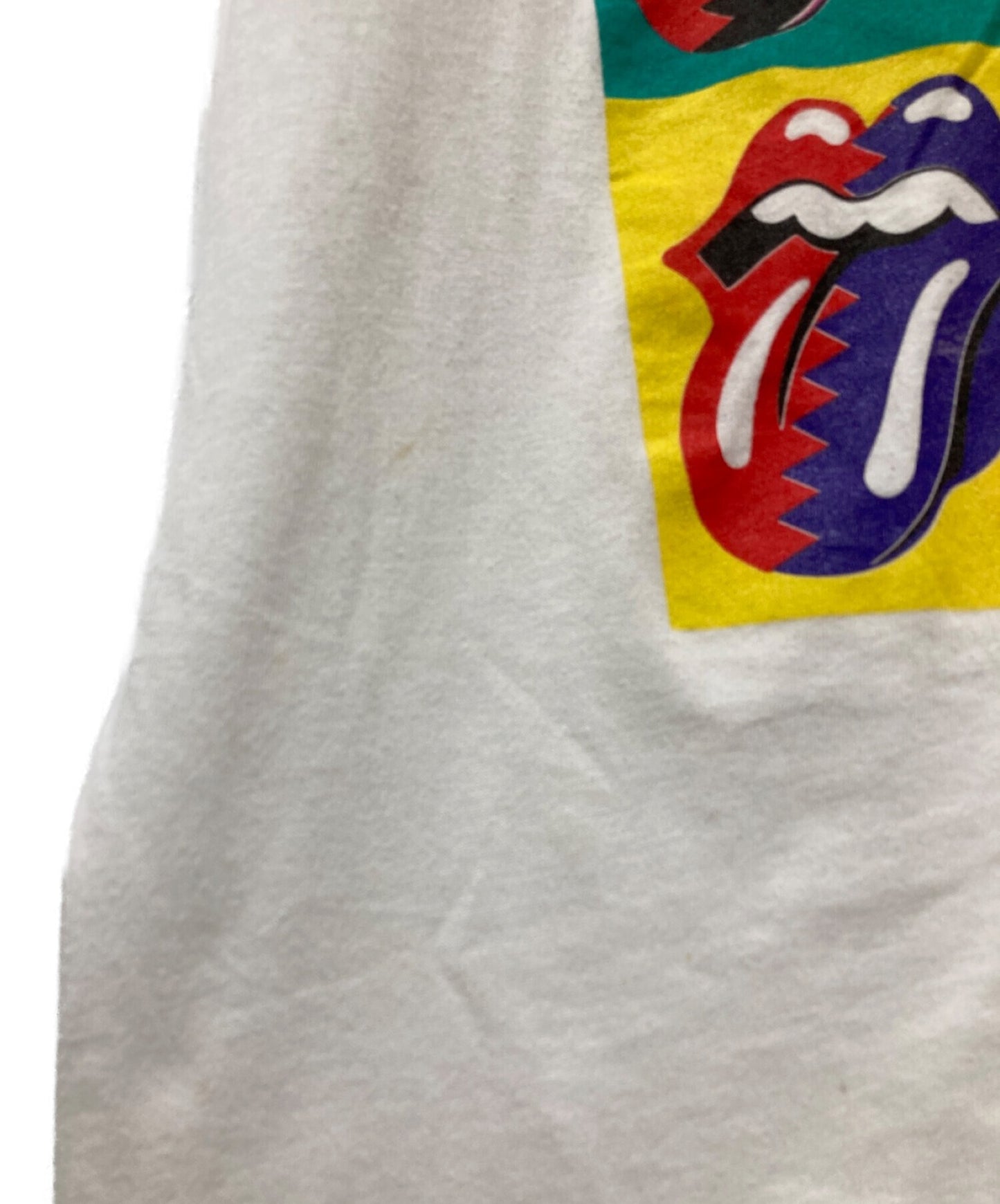 THE ROLLING STONES Band T-shirt with copyright 1989 North American Tour