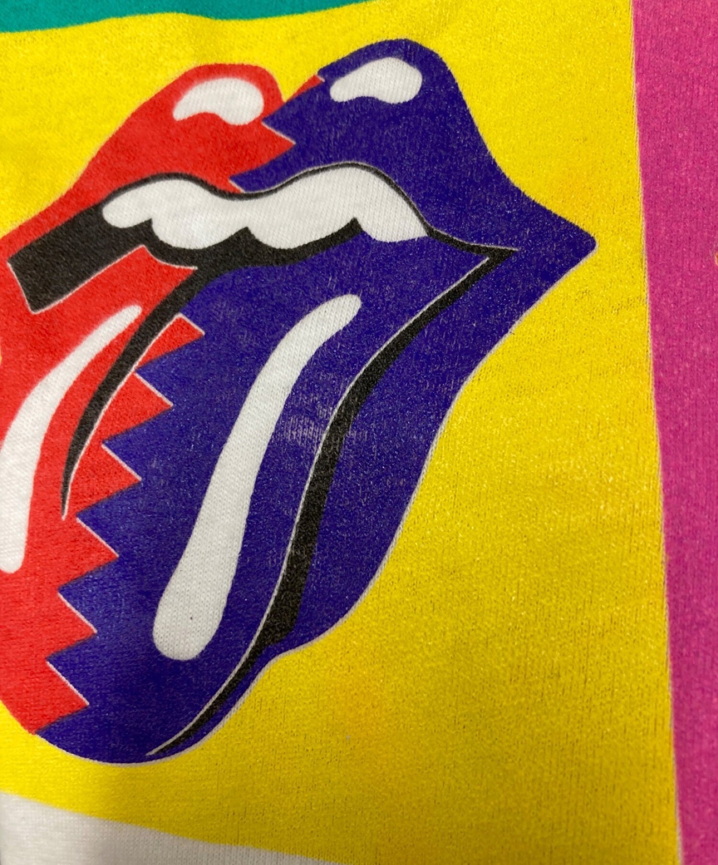 Copyright 1989 North American Tour와 Rolling Stones 밴드 티셔츠