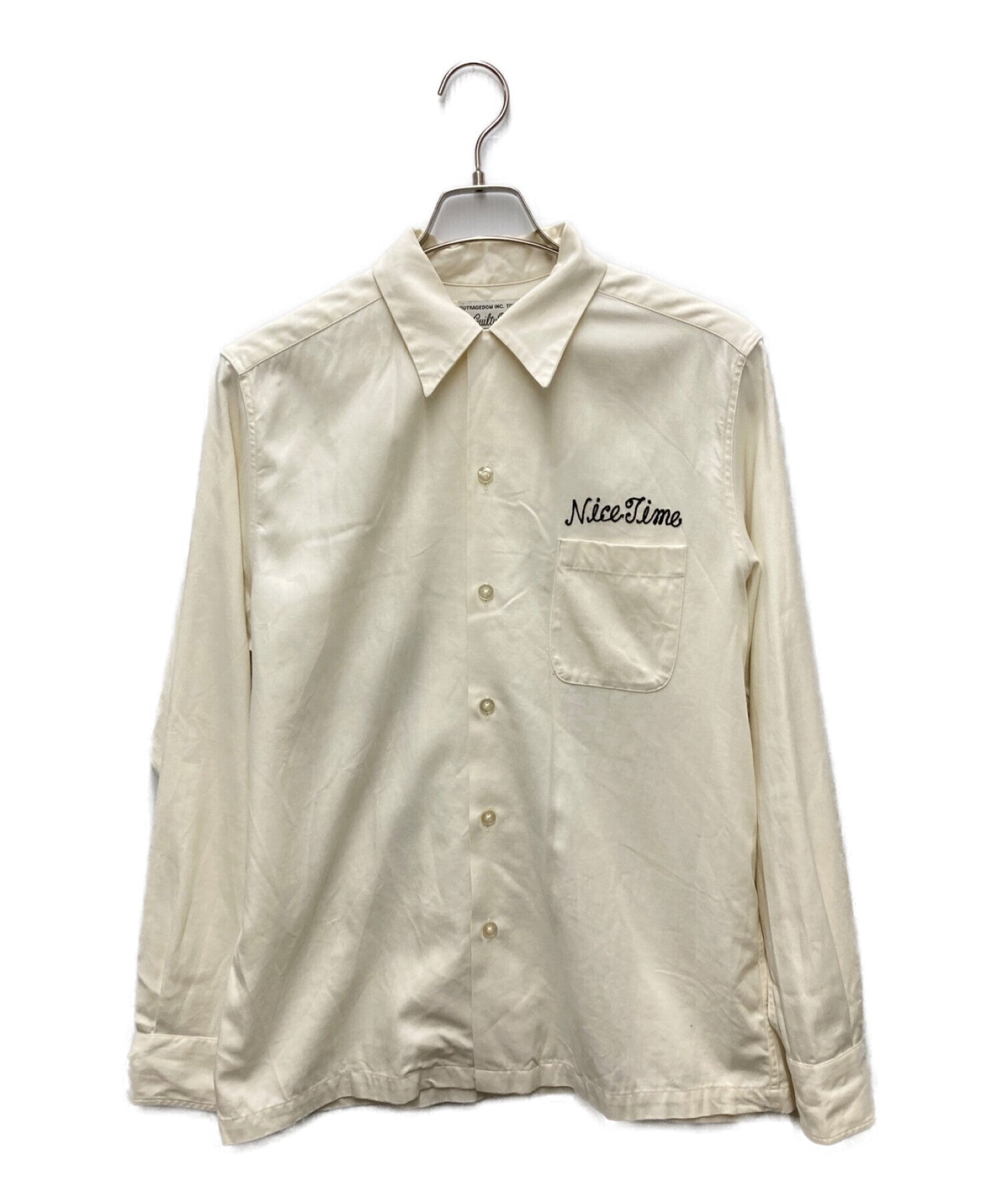 WACKO MARIA Back Maria Embroidery L/S Shirt