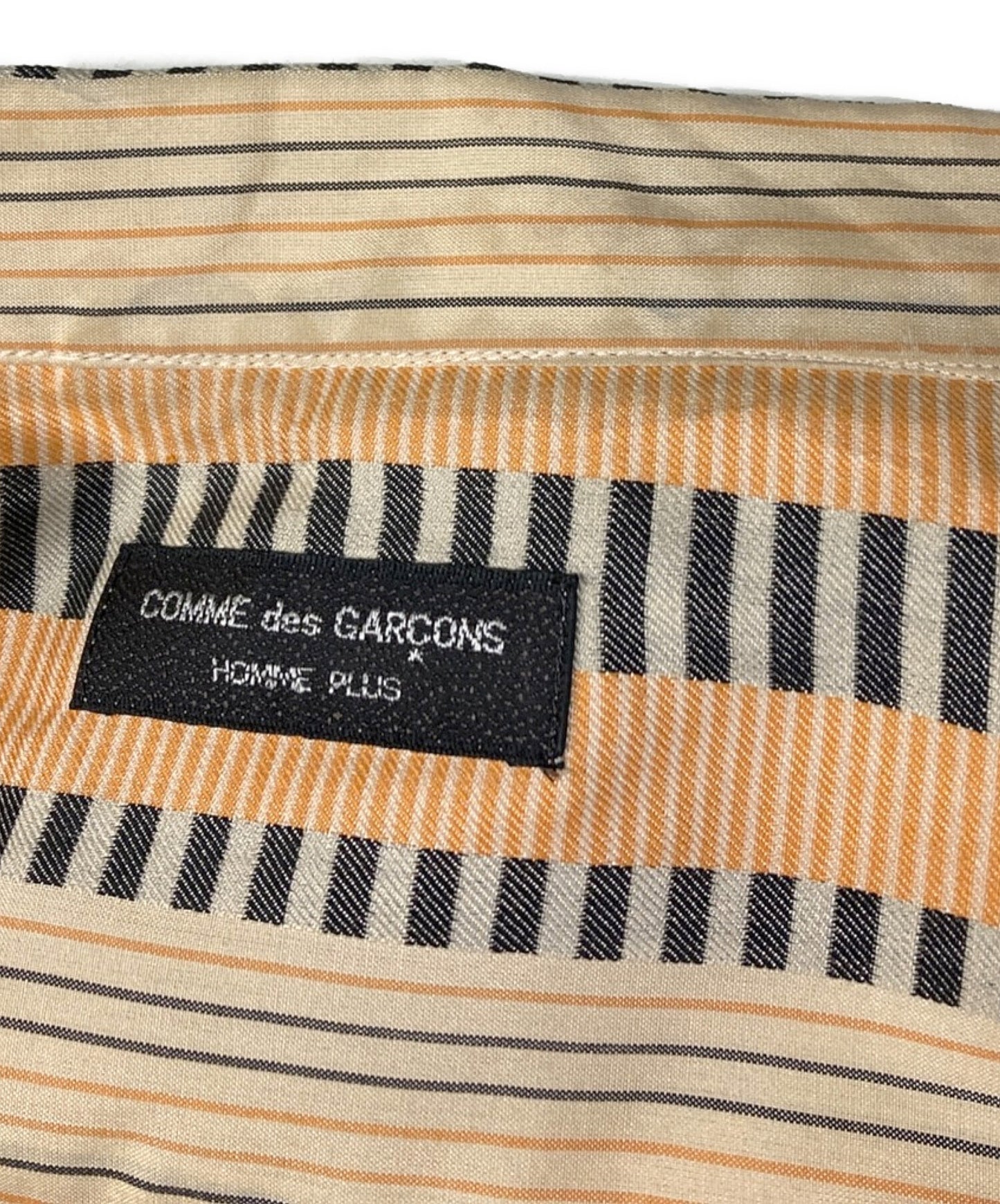 Comme des Garcons Homme Plus AD1997 S/S全面图案开放项圈丝绸衬衫PB-100240