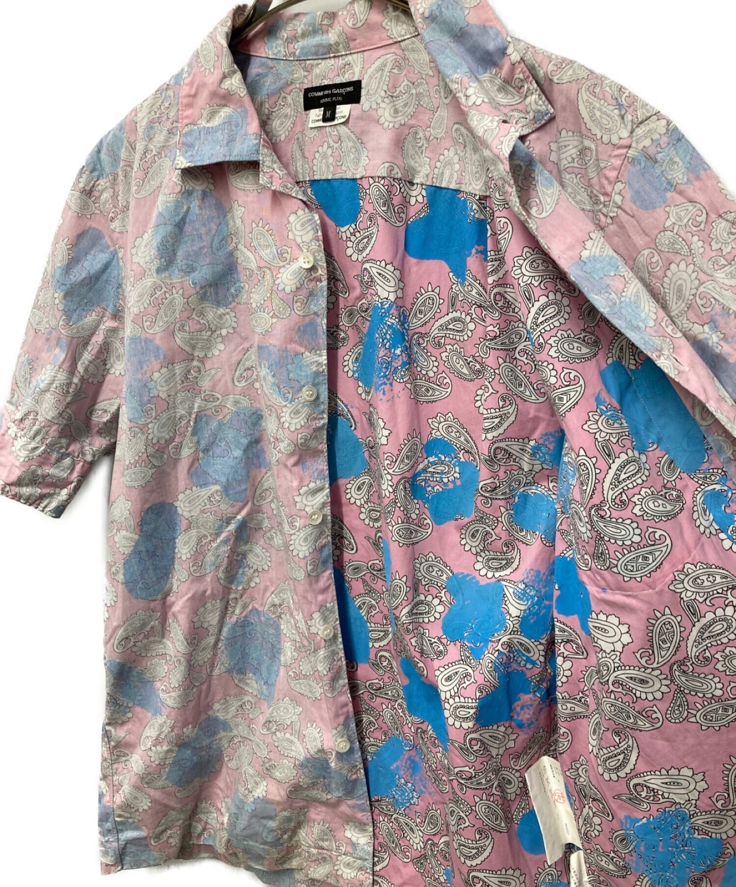 [Pre-owned] COMME des GARCONS HOMME PLUS Inside-out paisley shirt AD2007 PA-B040