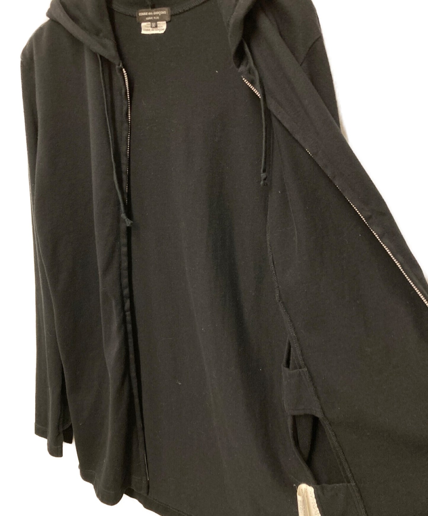 [Pre-owned] COMME des GARCONS HOMME PLUS Side open zip-up hoodie Cutwork hoodie PK-T028