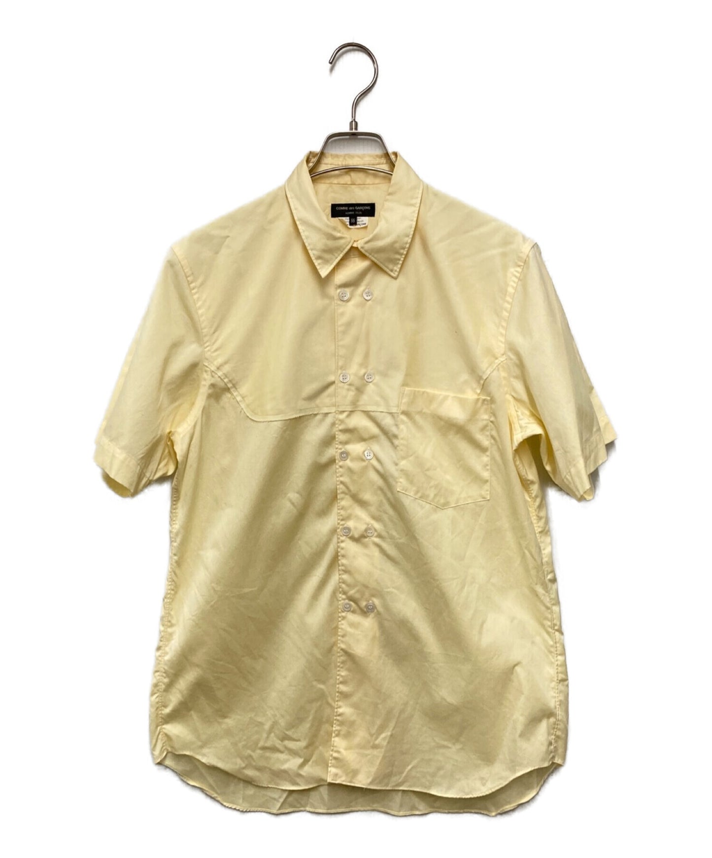 Comme des Garcons Homme Plus เสื้อเชิ้ต S/S สองกระดุม 07SS Golden Boy Period PS-B012
