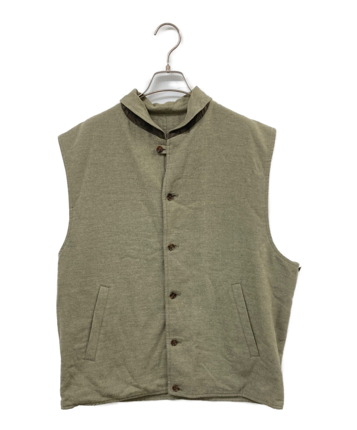 [Pre-owned] COMME des GARCONS HOMME AD1991 Archived Back Switch Wool Vest HJ-050780