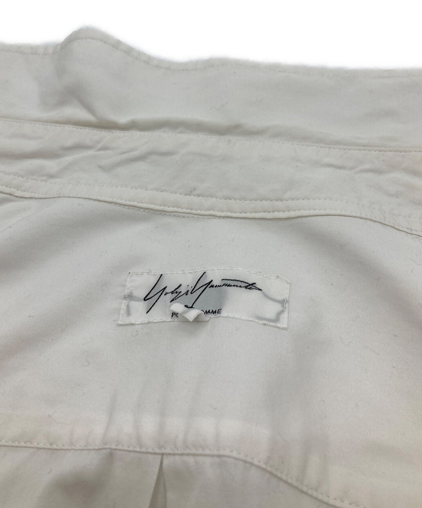 Yohji Yamamoto Pour Homme 13SS交叉設計襯衫HX-B29-059