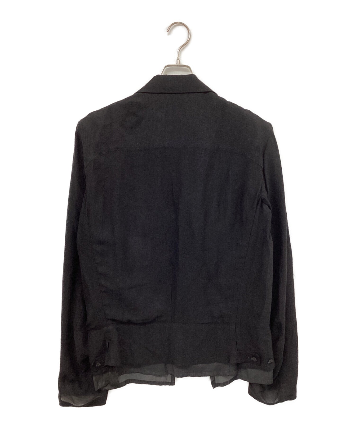 [Pre-owned] Yohji Yamamoto pour homme 14SS Layered Riders Knit Jacket  HG-Y05-801