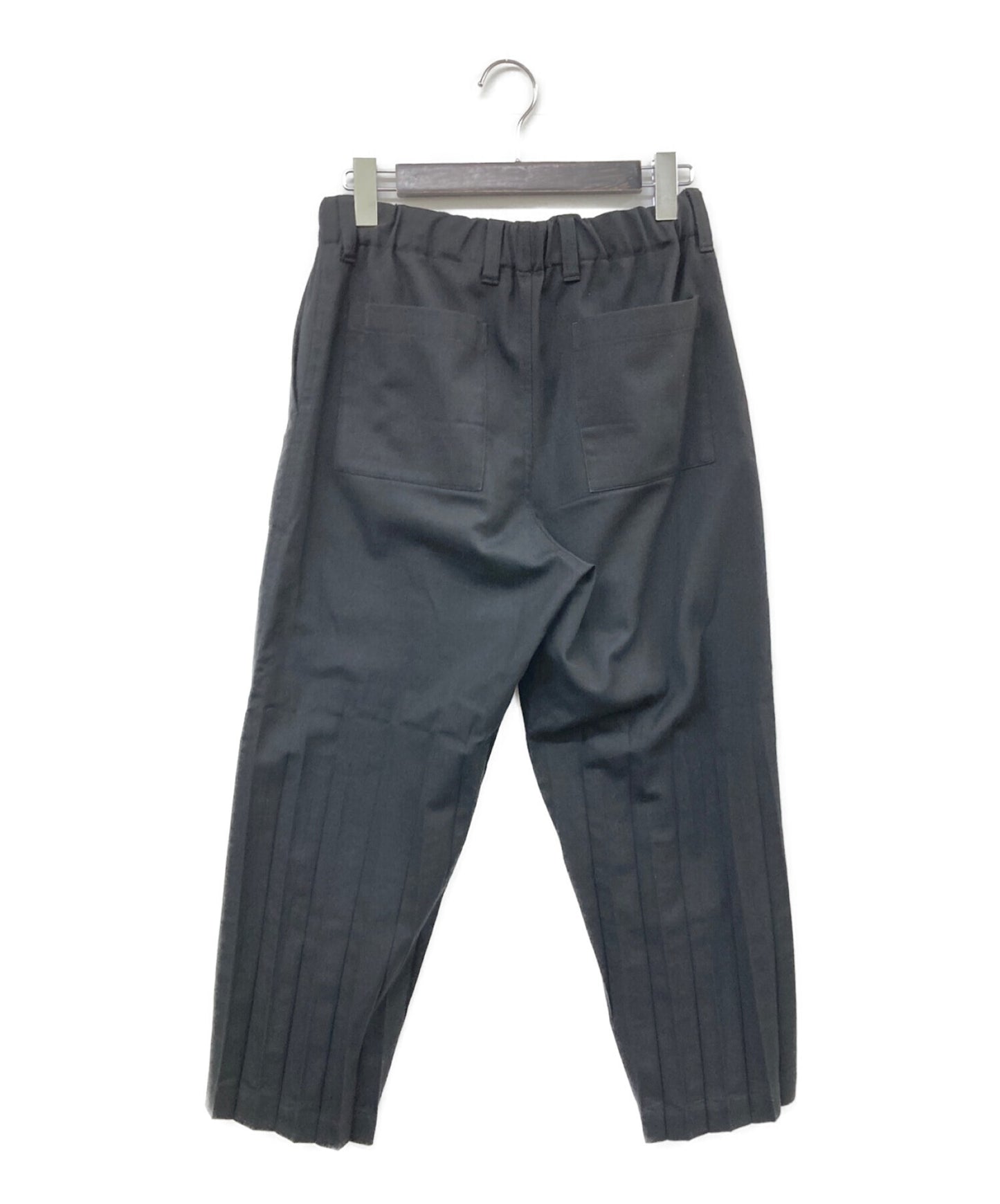 [Pre-owned] ISSEY MIYAKE MEN Pleated tapered hem pants Design pants ME91FF093