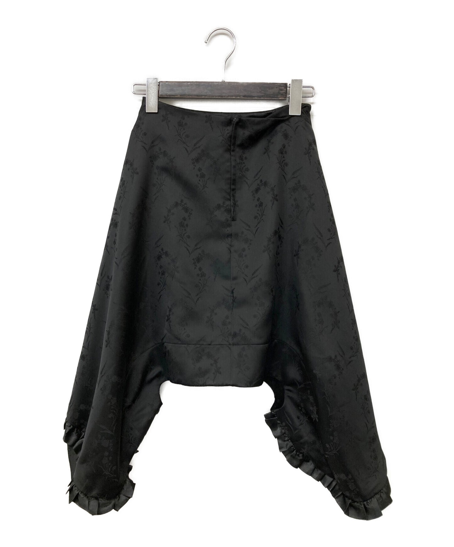 [Pre-owned] COMME des GARCONS Embroidery design side ruffle skirt GB-S033