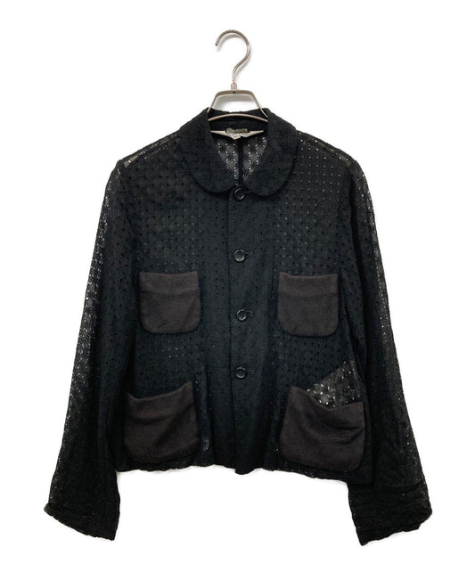 Comme des Garcons Comme Des Garcons 레이스 컷 워크 재킷 / 셔츠 재킷 / 디자인 재킷 RK-J029