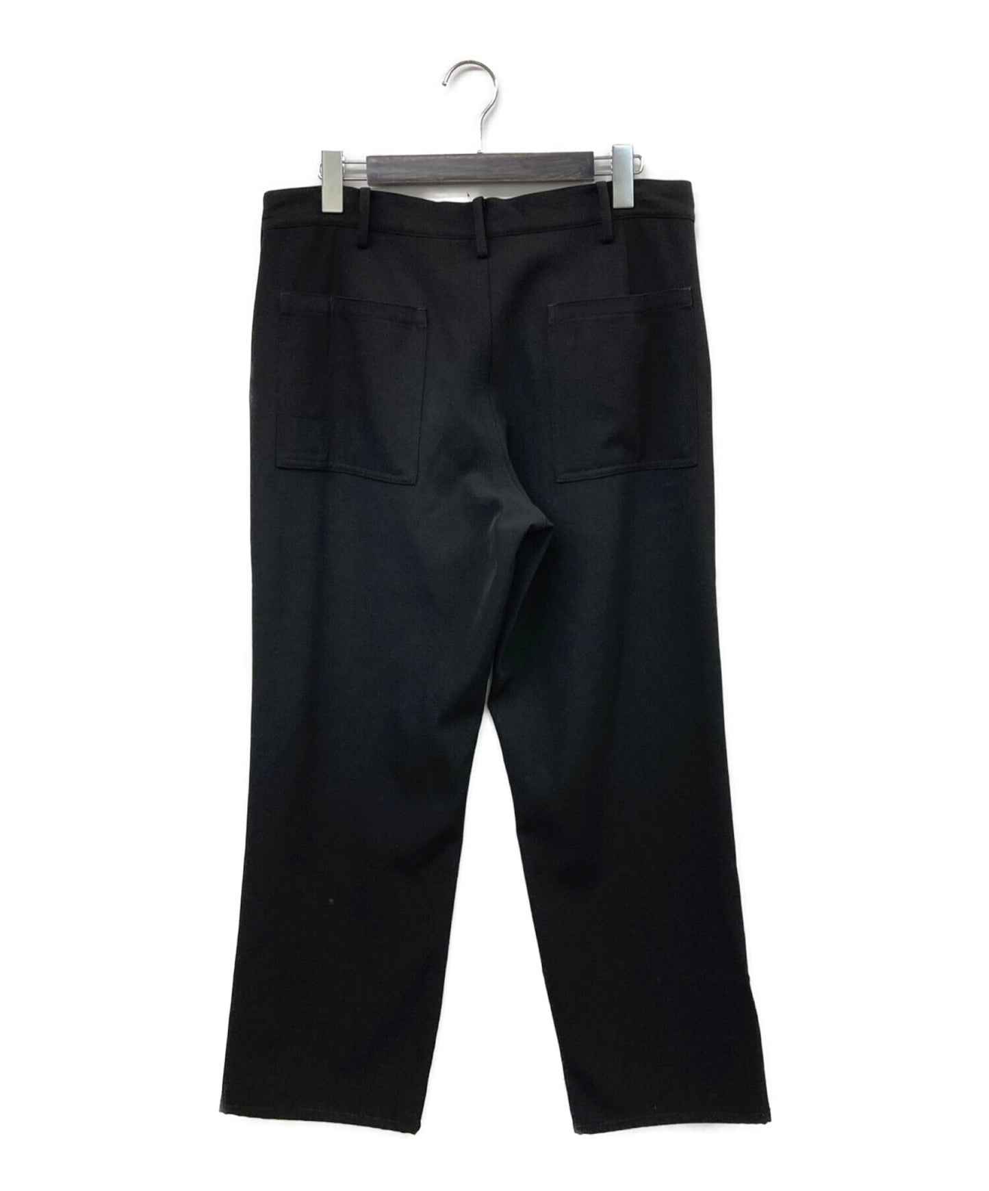 [Pre-owned] Yohji Yamamoto pour homme Wool gaber side button design pants  HX-P28-101