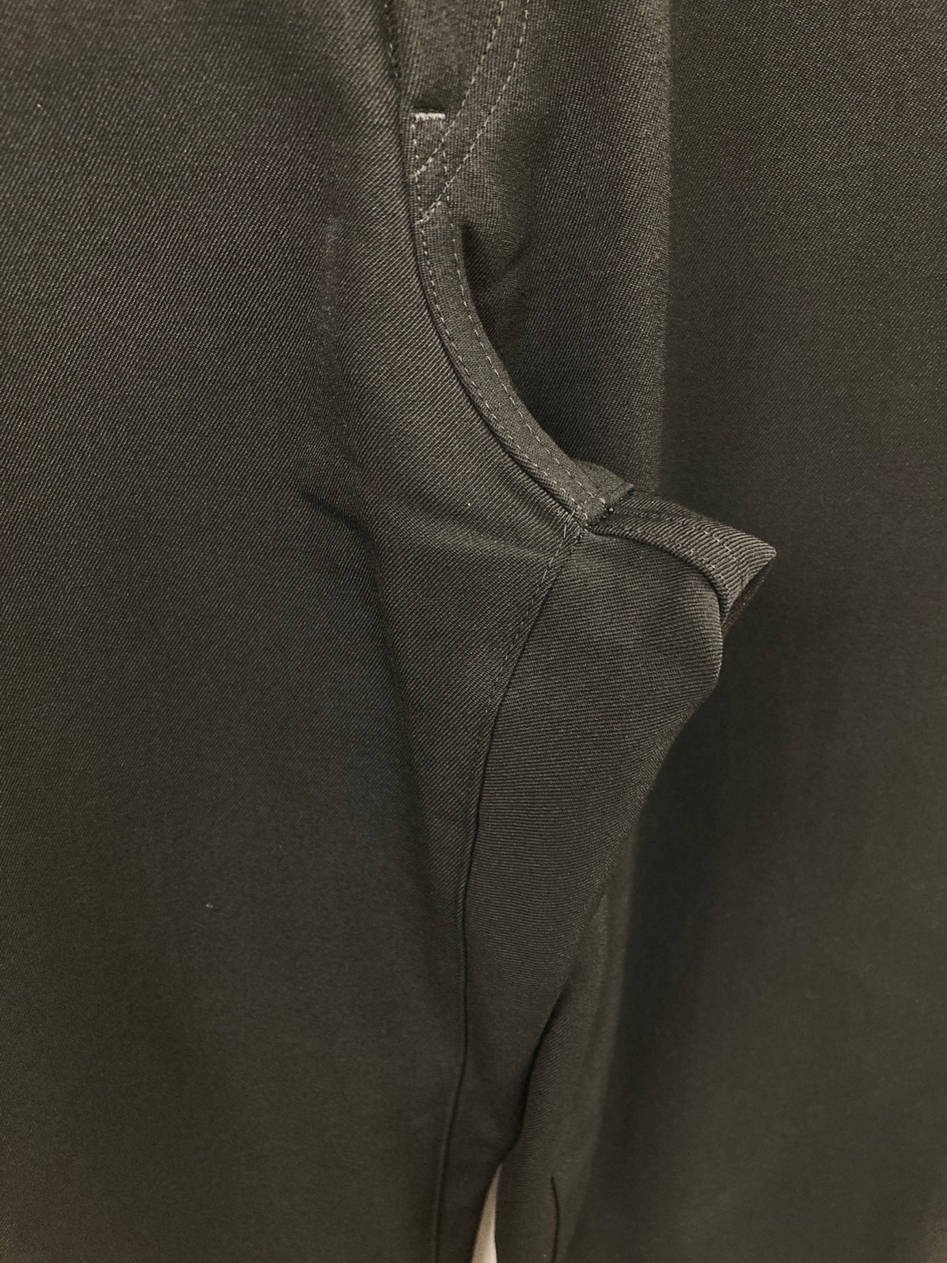 Yohji Yamamoto Pour Homme Wool Gaber 측면 버튼 디자인 바지 HX-P28-101