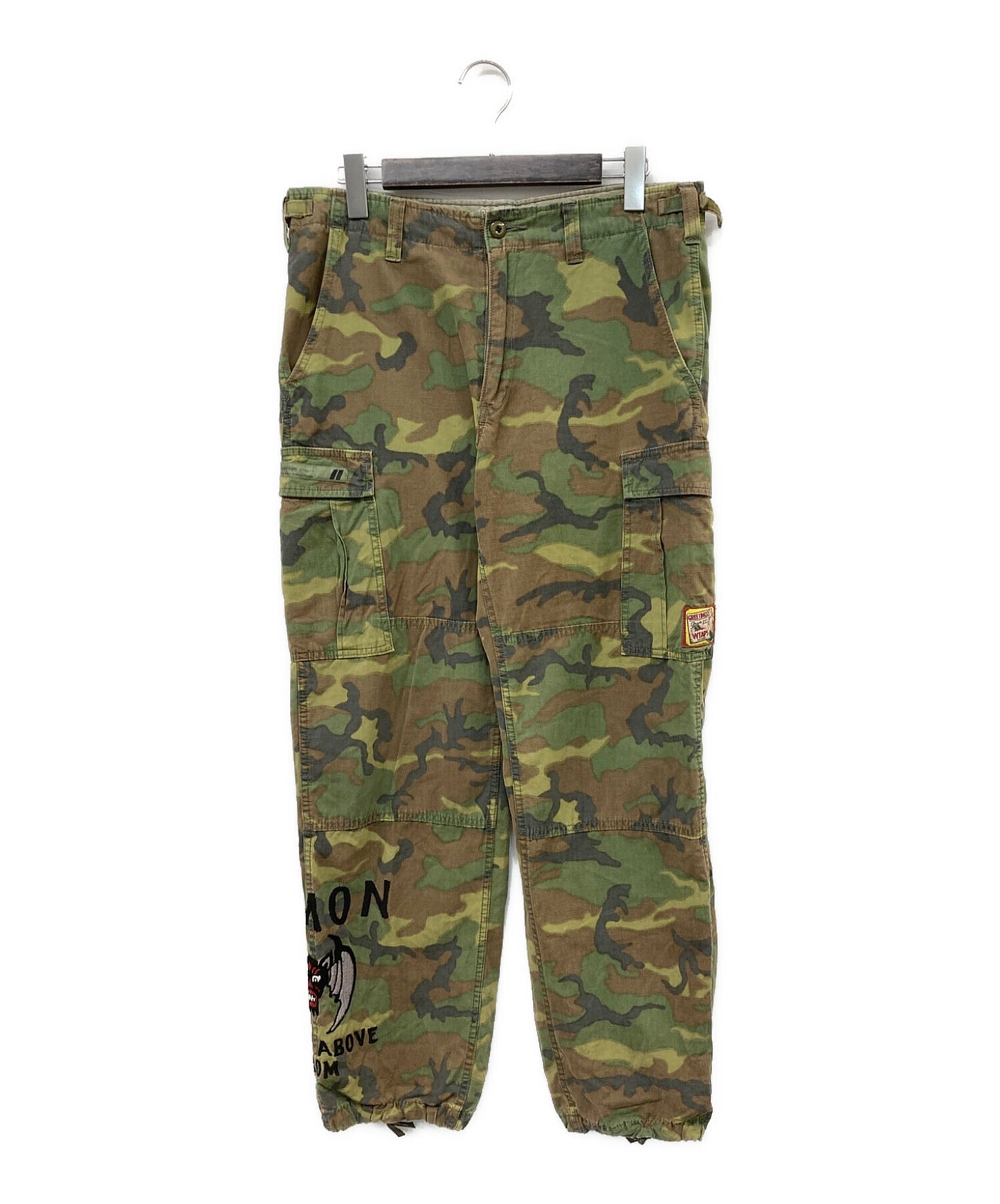 [Pre-owned] WTAPS 09SS JUNGLE STOCK RIPSTOP CAMO 2009/1ST 091GWDT-PTM01