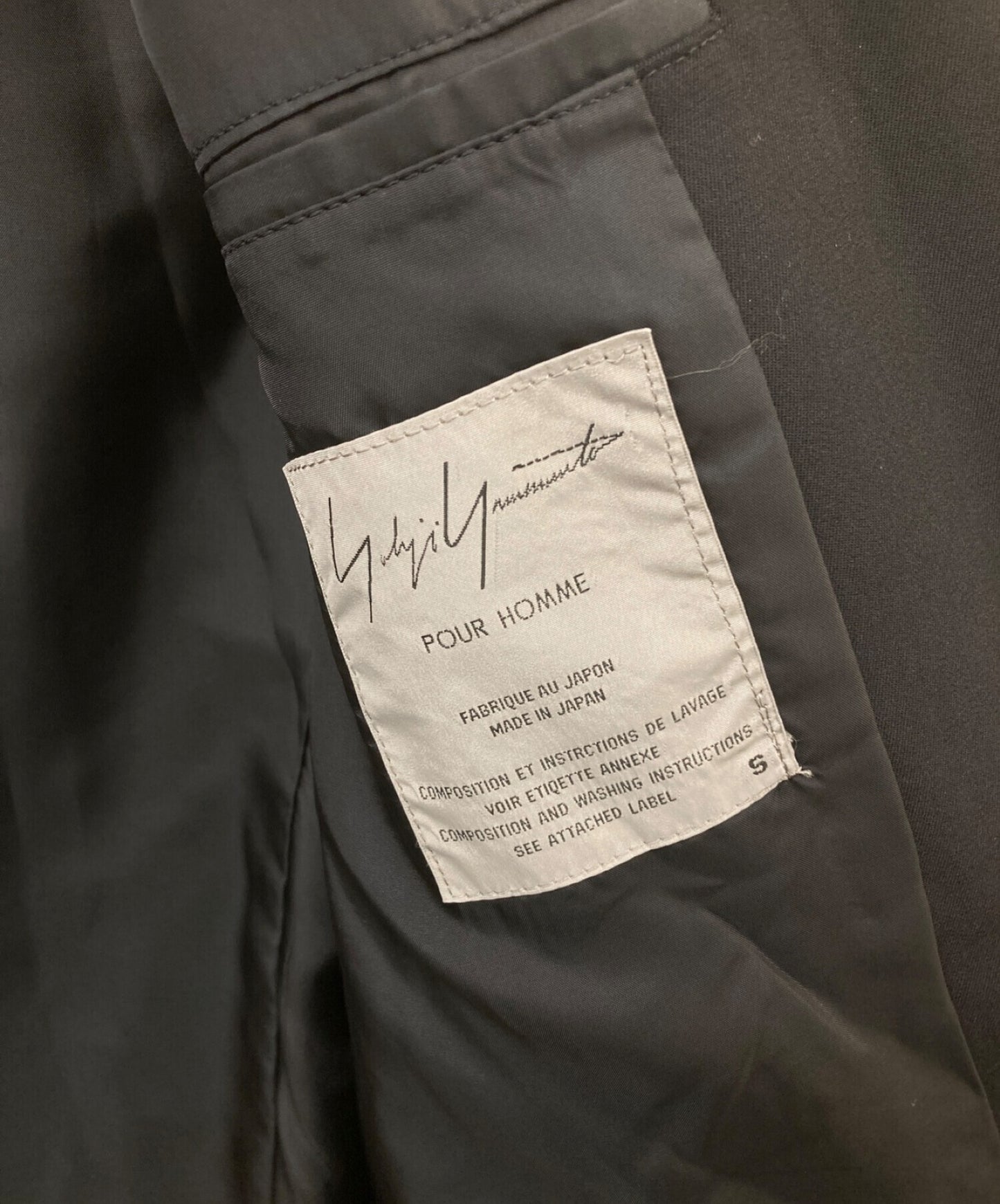 [Pre-owned] Yohji Yamamoto pour homme Wool Gabardine Tailored Jacket