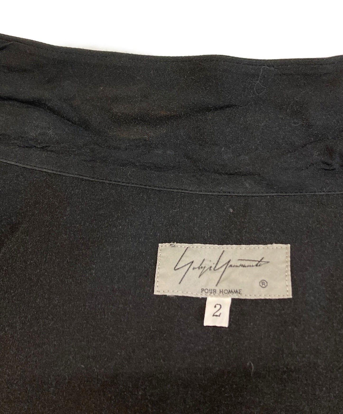[Pre-owned] Yohji Yamamoto pour homme 19SS Do it all and die long shirt HH-B40-222