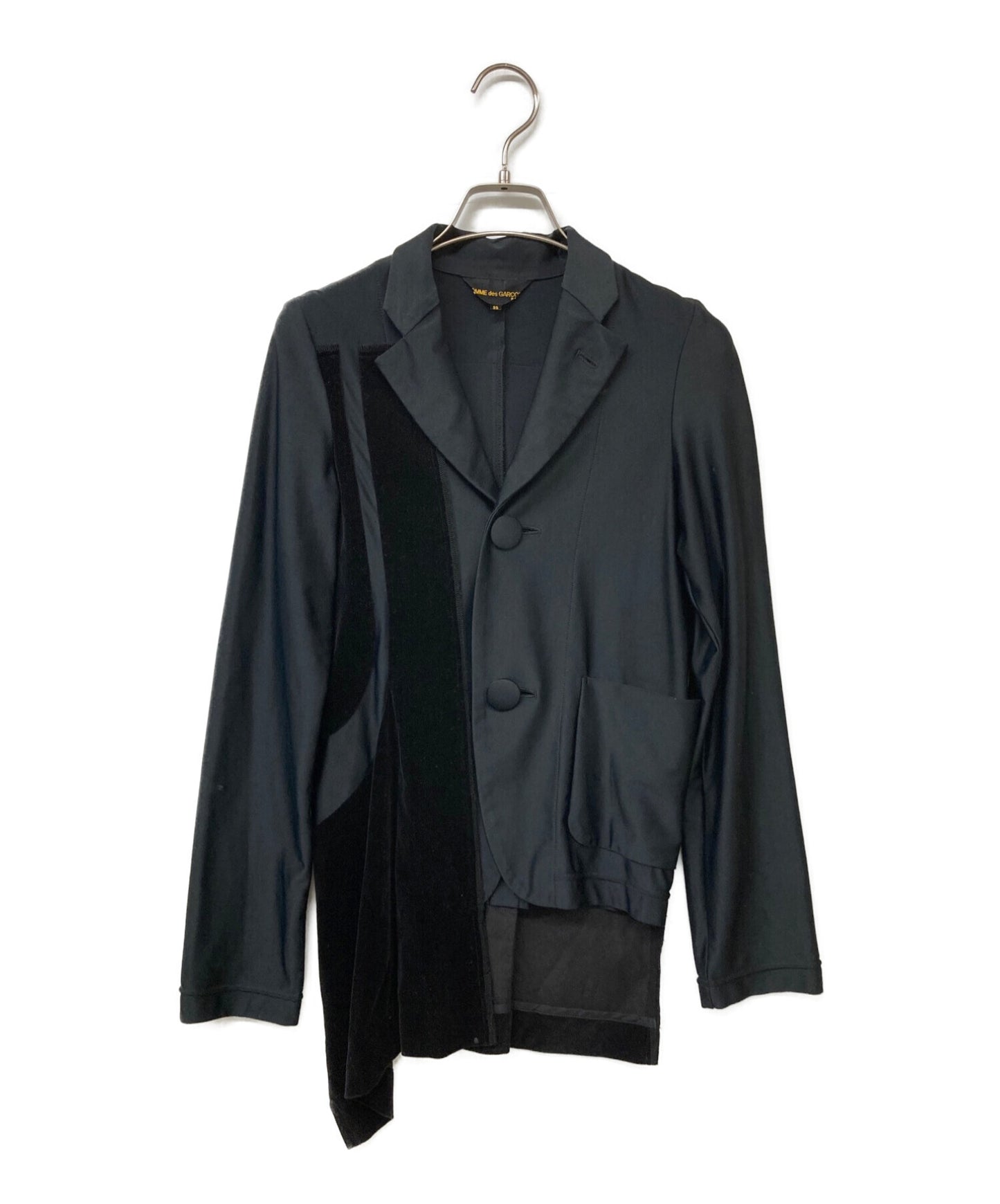 [Pre-owned] COMME des GARCONS AD2007 Asymmetrical 2B jacket with different material switch GT-J049