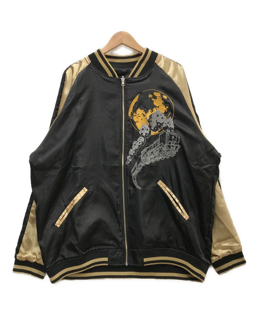 [Pre-owned] 絡繰魂 Reversible Satin and Embroidered Version of a Stadium Jumper Galaxy Express 999 Collaboration