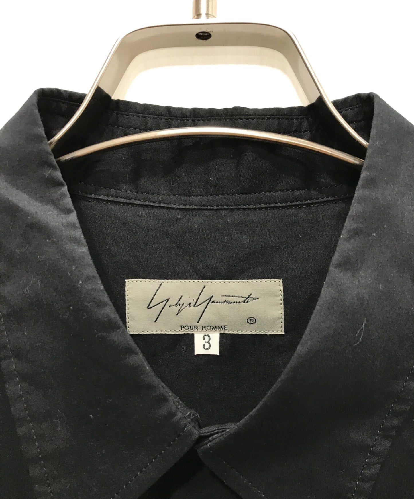 Yohji Yamamoto Pour Homme Cotton Loan Shirt Big Shirt HN-B60-034