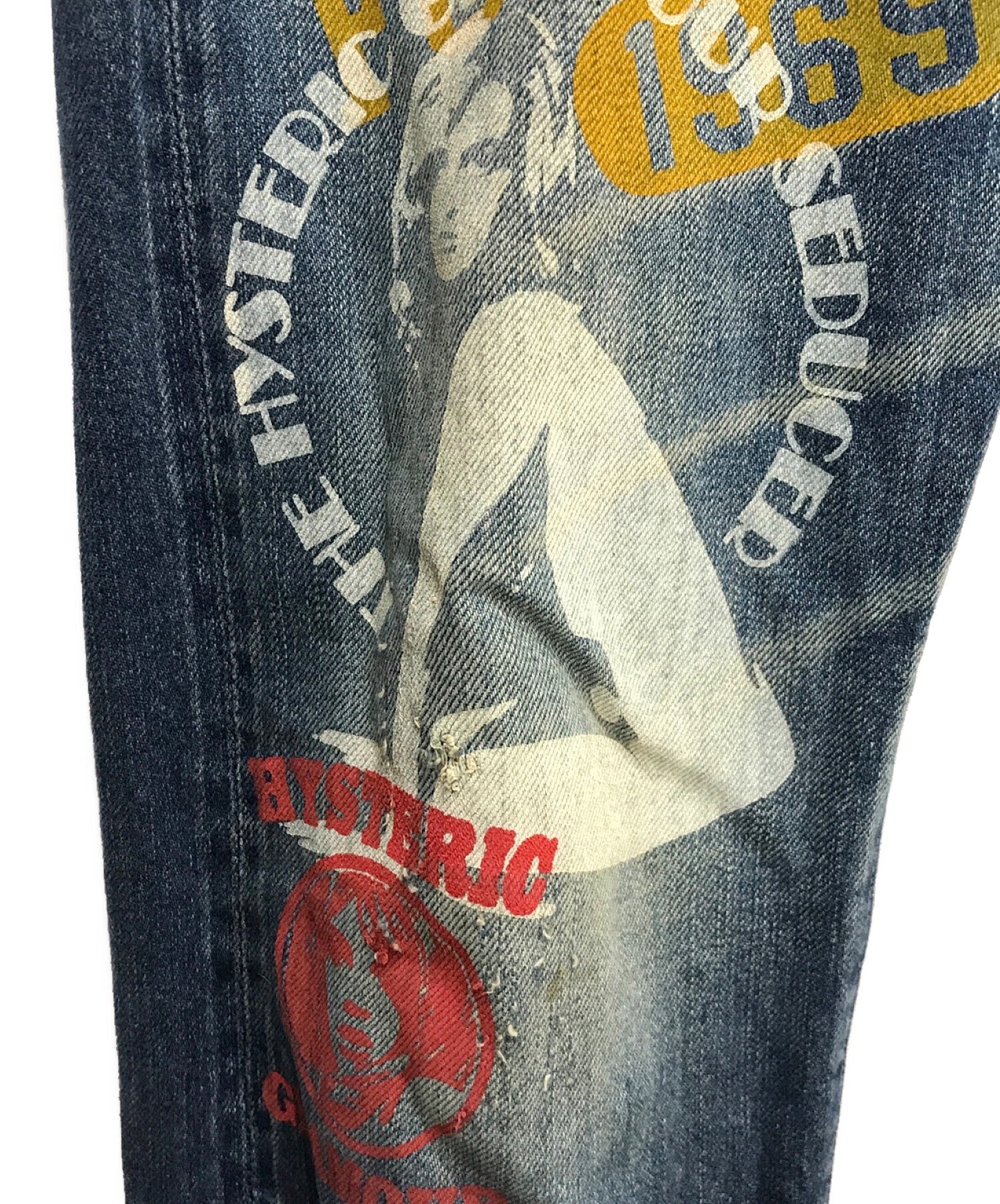 Hysteric Glamour SP Processing COLLAGE DENIM PANT AP