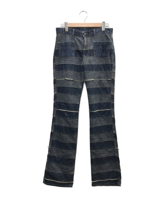[Pre-owned] Hysteric Glamour Scratch Flare Denim Pants 01193AP02