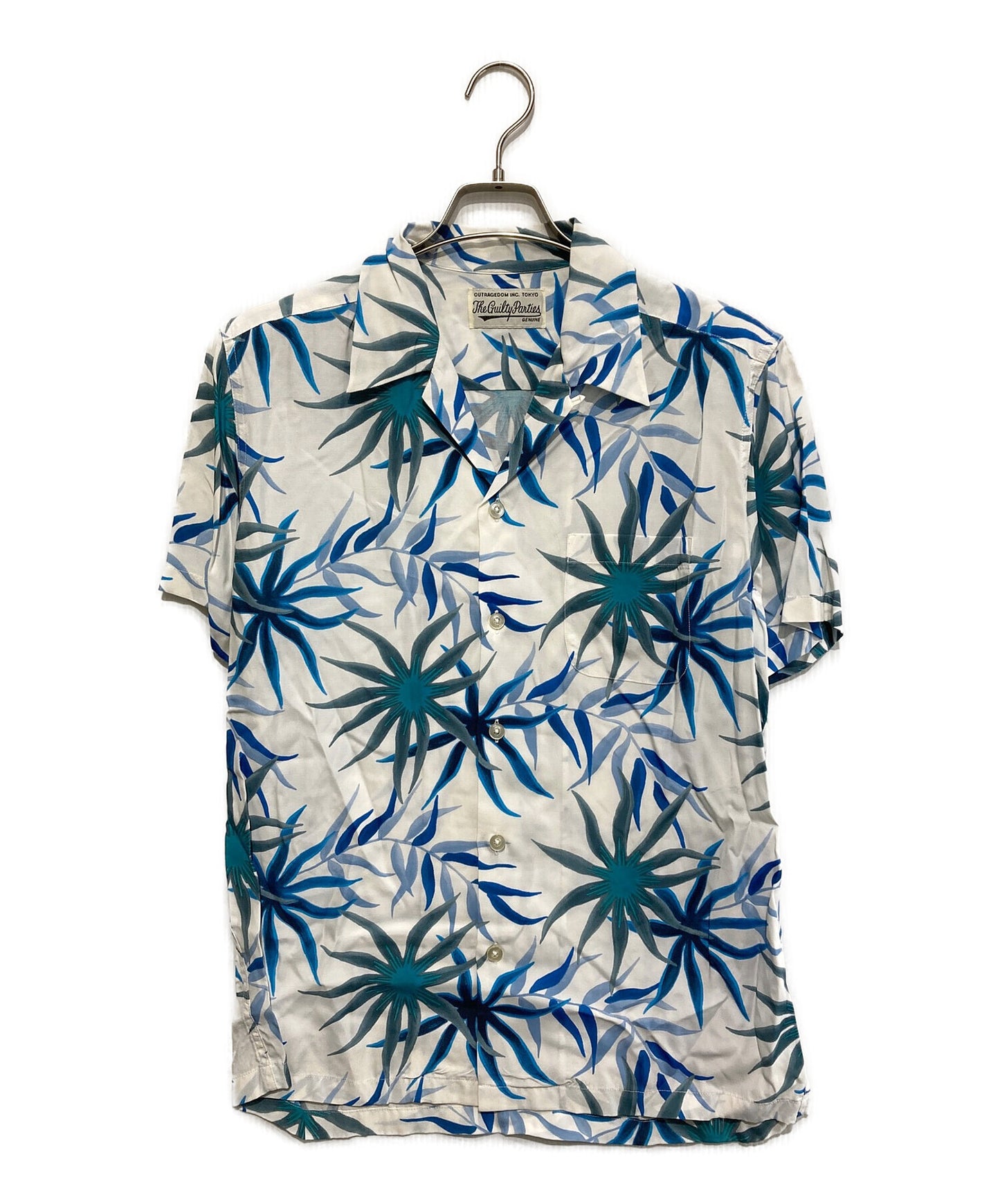 WACKO MARIA Rayon Shirt/Open Collar Shirt/Short Sleeve Shirt