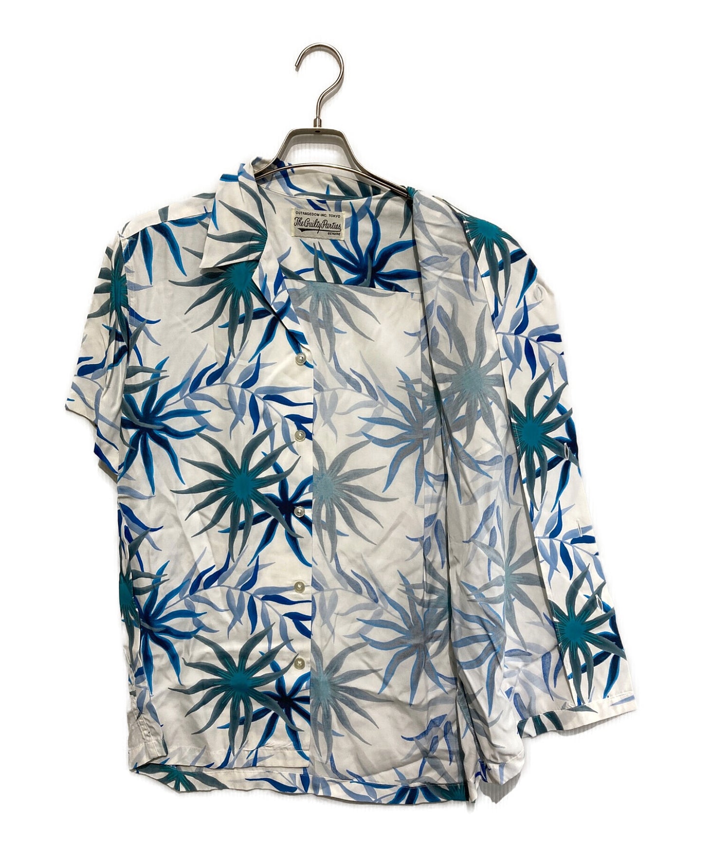 WACKO MARIA Rayon Shirt/Open Collar Shirt/Short Sleeve Shirt
