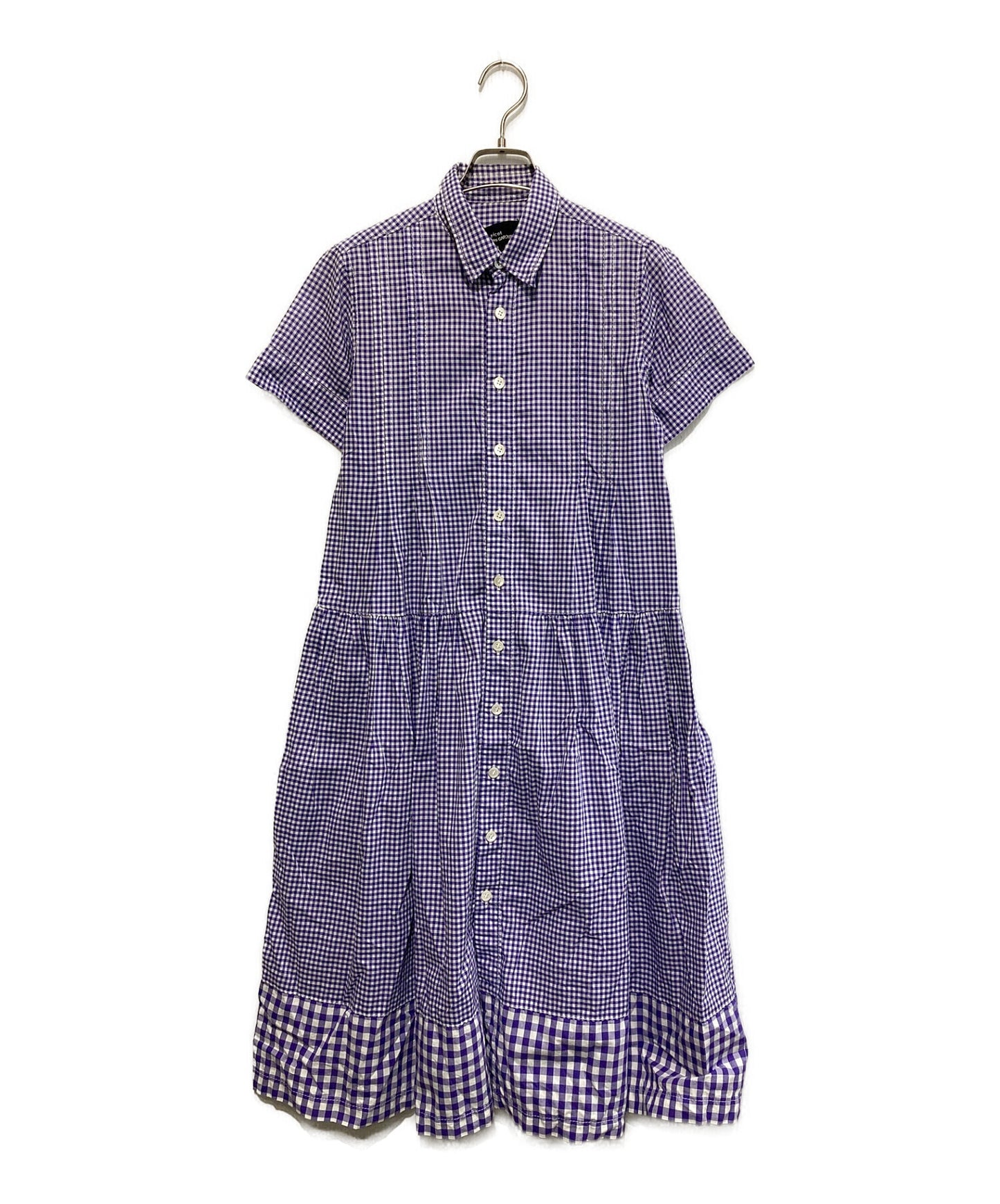 Tricot comme des garcons gingham cheark禮服