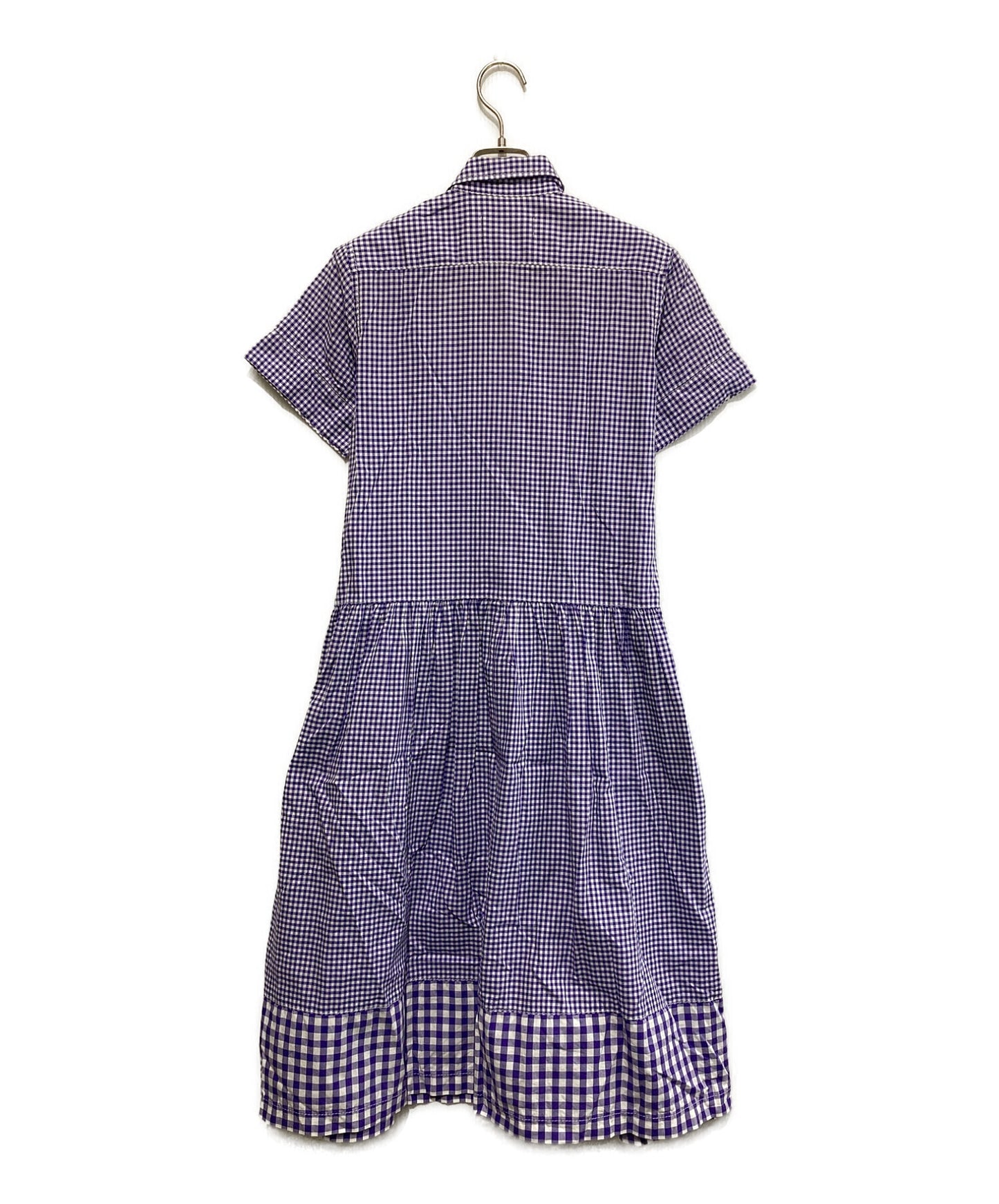 Tricot comme des garcons gingham cheark禮服