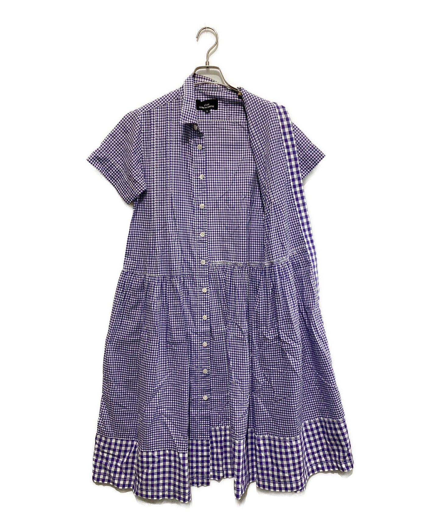 Tricot comme des garcons gingham cheark禮服