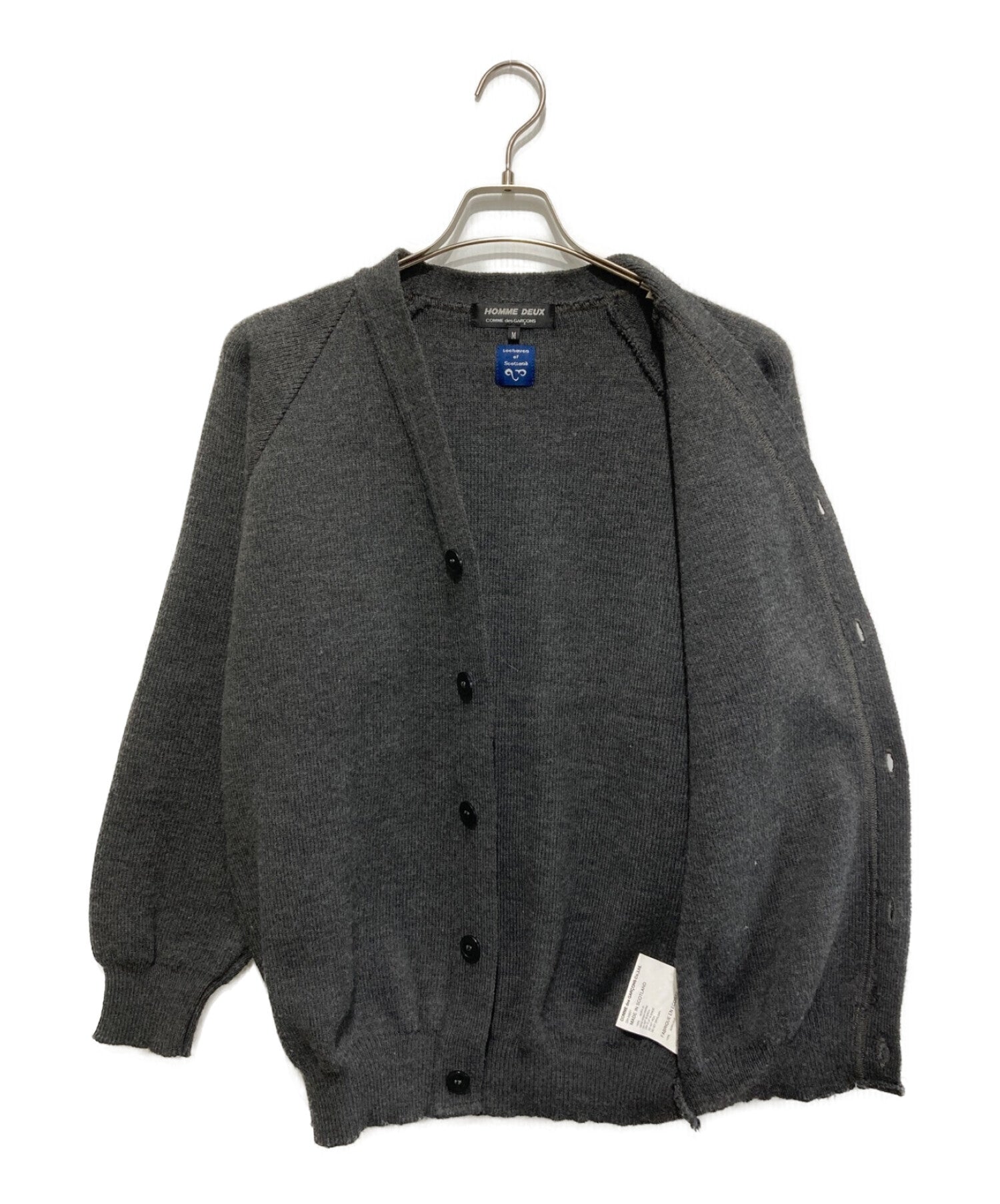 COMME des GARCONS HOMME DEUX V-Neck Knit Cardigan / Knitwear / Sweater  DH-N501