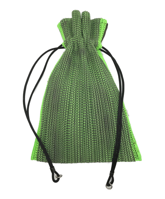 [Pre-owned] PLEATS PLEASE Pleated Drawstring Bag PP22-AG503