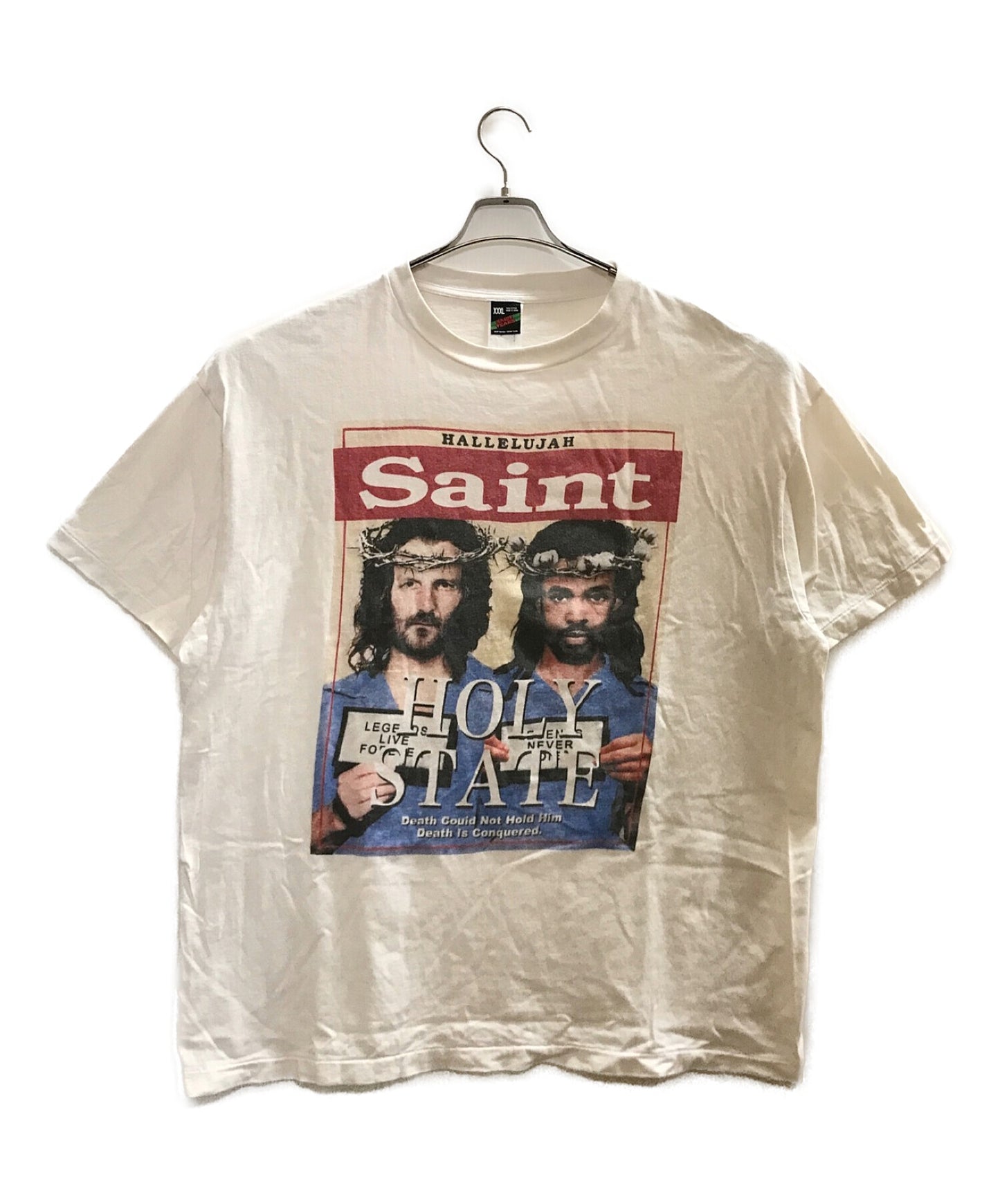 Saint Michael X Denim Tears เสื้อยืดแขนสั้น Holy State Sm-S22-0000-062