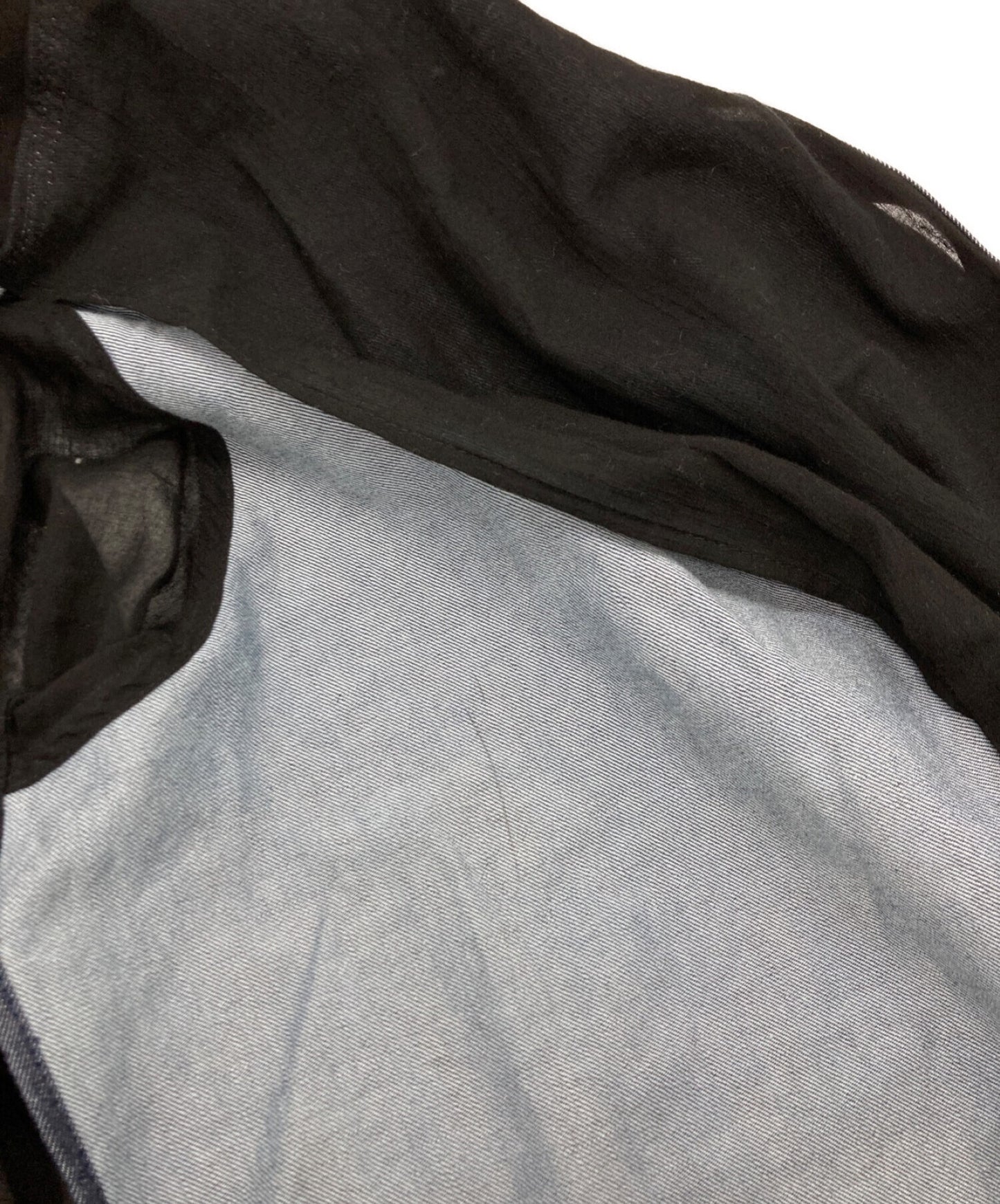 Yohji Yamamoto 매듭 프론트 셔츠 Fe-B15-822