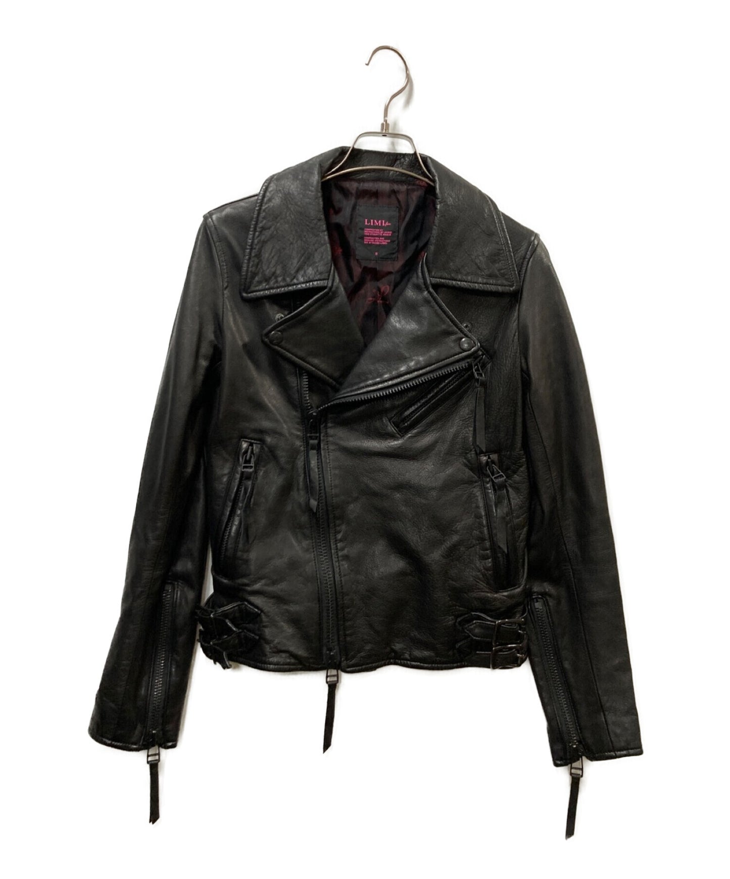 [Pre-owned] LIMI feu Cow Leather Double Riders Jacket LK-J26-700