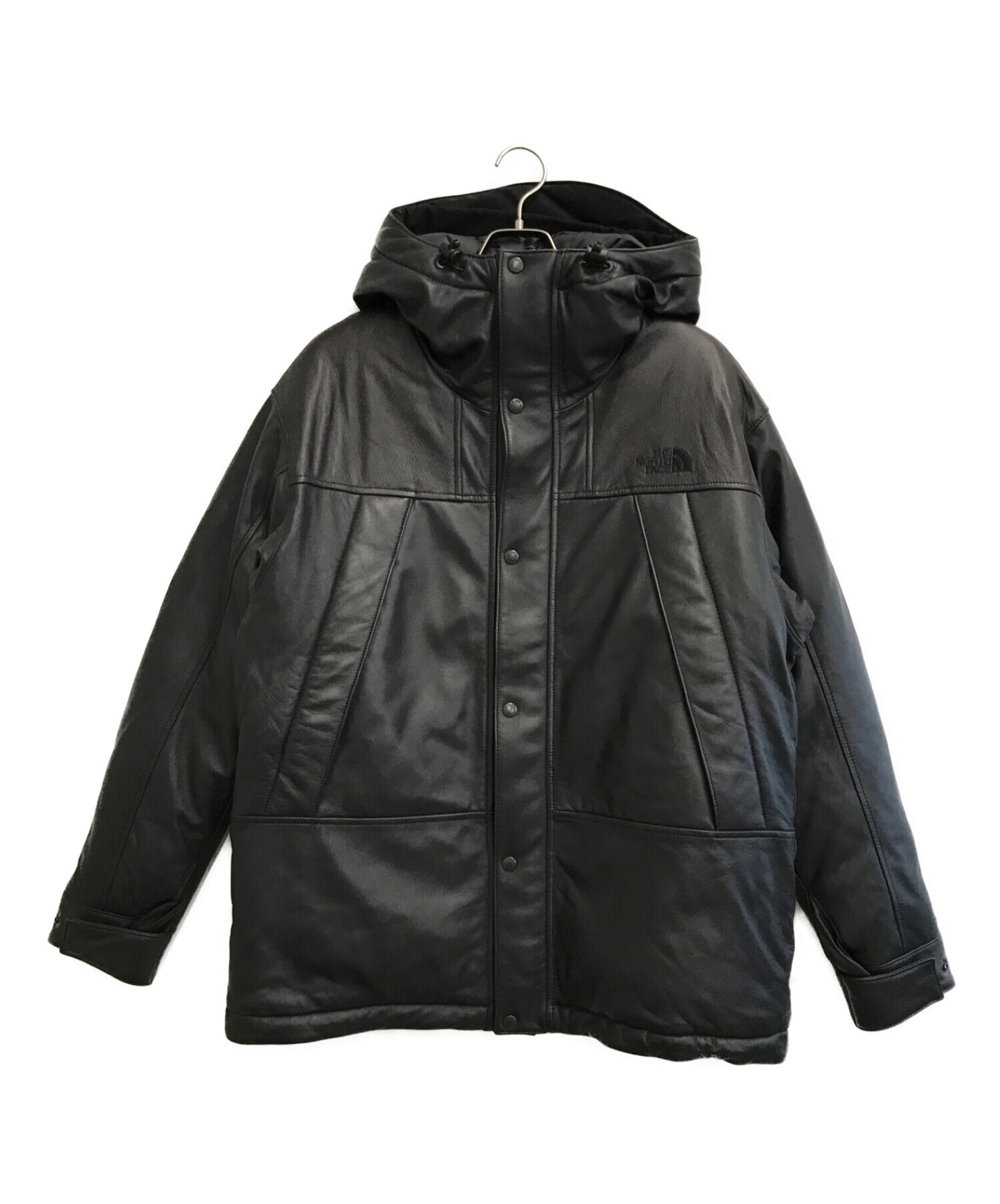 THE NORTHFACE PURPLELABEL Mountain Down Leather Jacket / Leather Jacket /  Mountain Jacket / Hooded Jacket / Down Jacket / Outerwear ND2868N