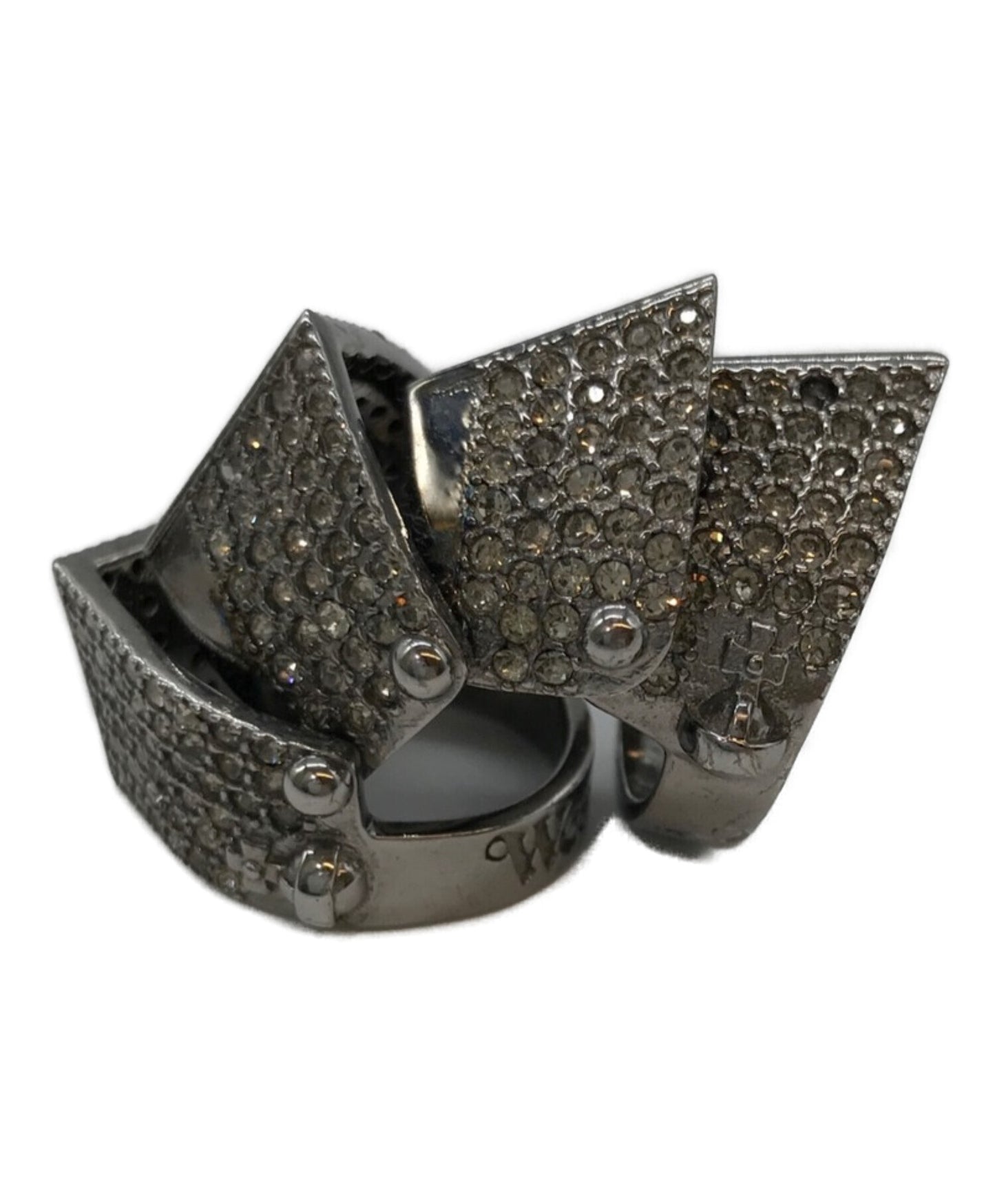 Vivienne Westwood Armor Ring / Ring / Stone Ring / Diamante