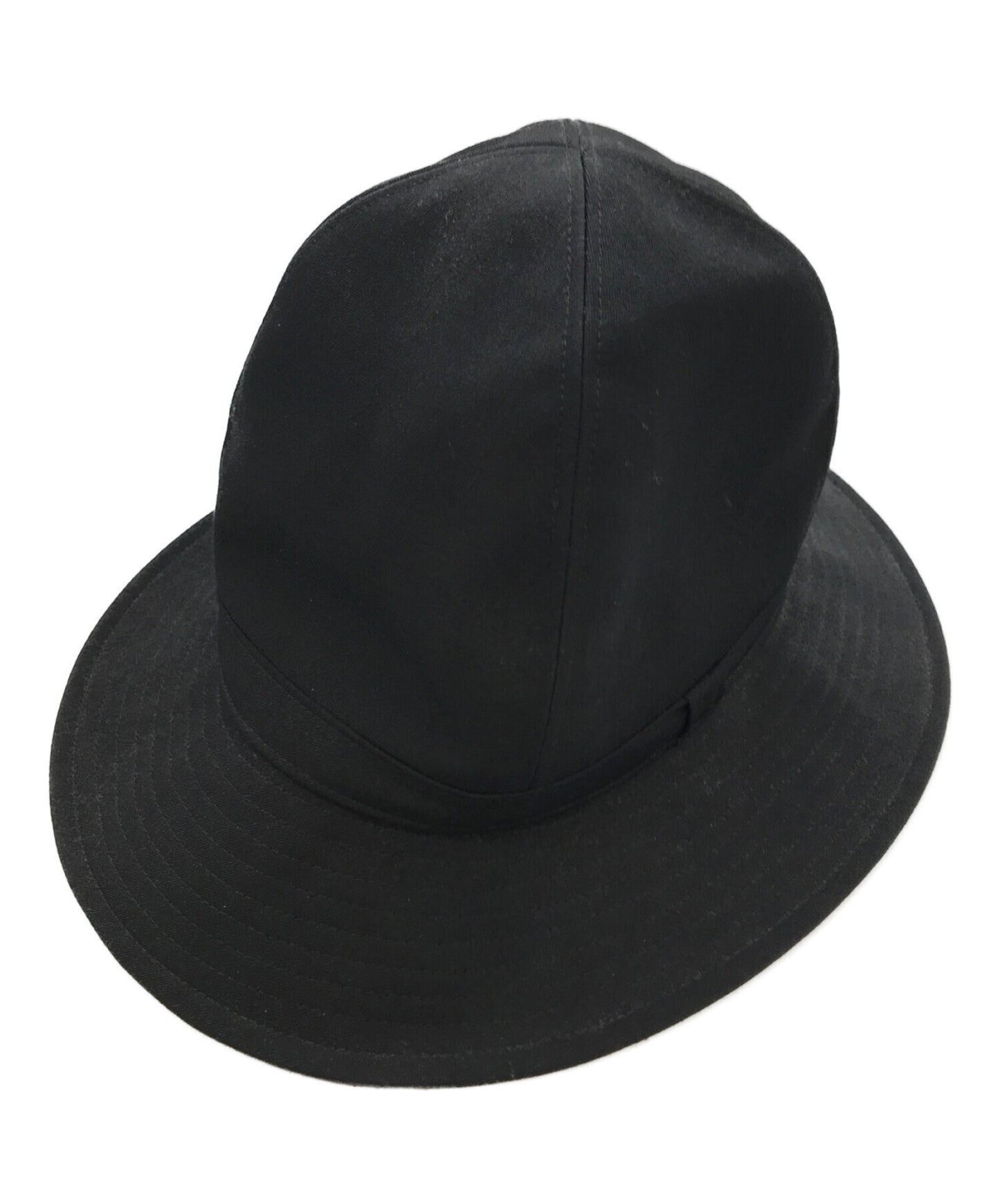 Yohji Yamamoto WRINGLED GABARDINE FEDORA HAT HR-HR09-100