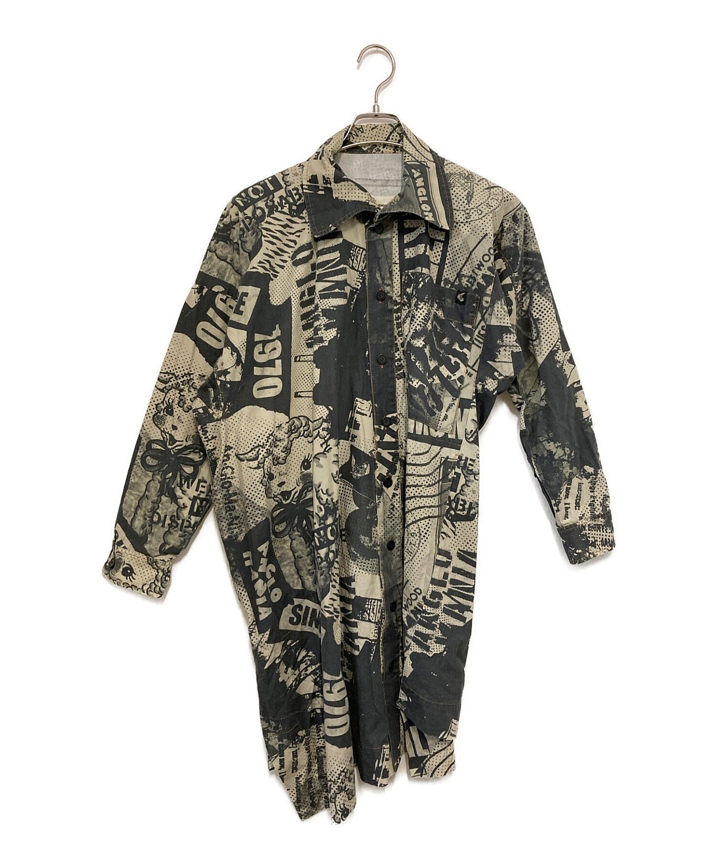 VIVIENNE WESTWOOD ANGLOMANIA Shirt dress with all over pattern 15-01-591001