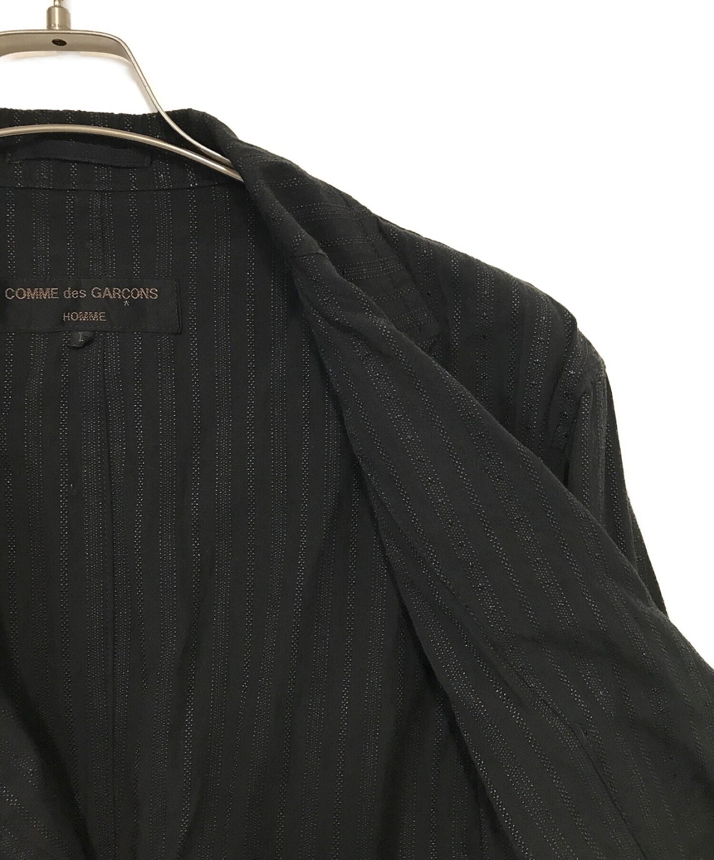 [Pre-owned] COMME des GARCONS HOMME Vintage Stitch Texture Jacket HK-J019
