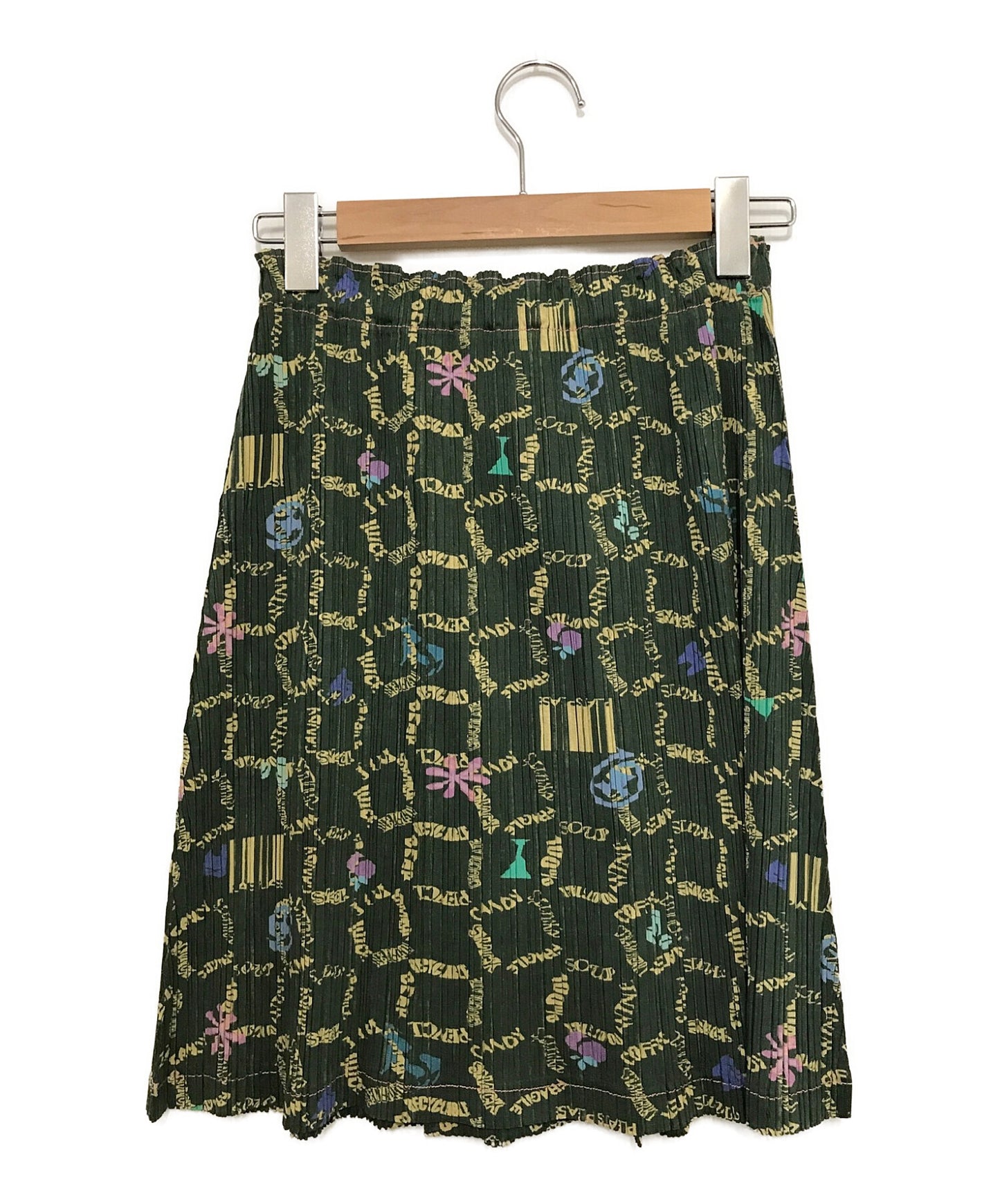 [Pre-owned] PLEATS PLEASE Megamart Short Pleated Skirt PP83-JG563