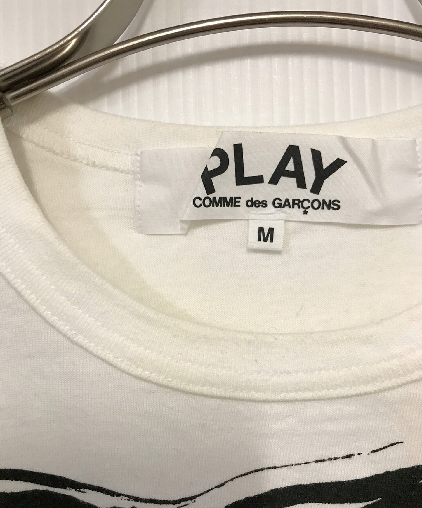 [Pre-owned] PLAY COMME des GARCONS printed T-shirt