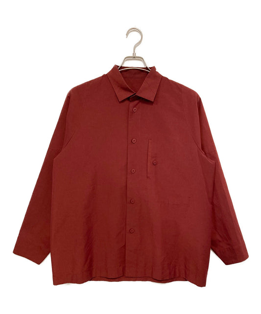 Issey Miyake Poly-Cotton 대형 셔츠 IL83FJ052