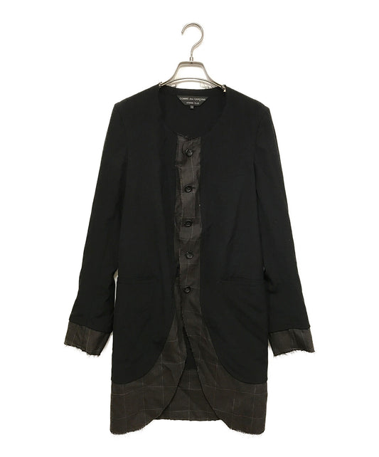 [Pre-owned] COMME des GARCONS HOMME PLUS Docking Layered Collarless Coat PS-J022