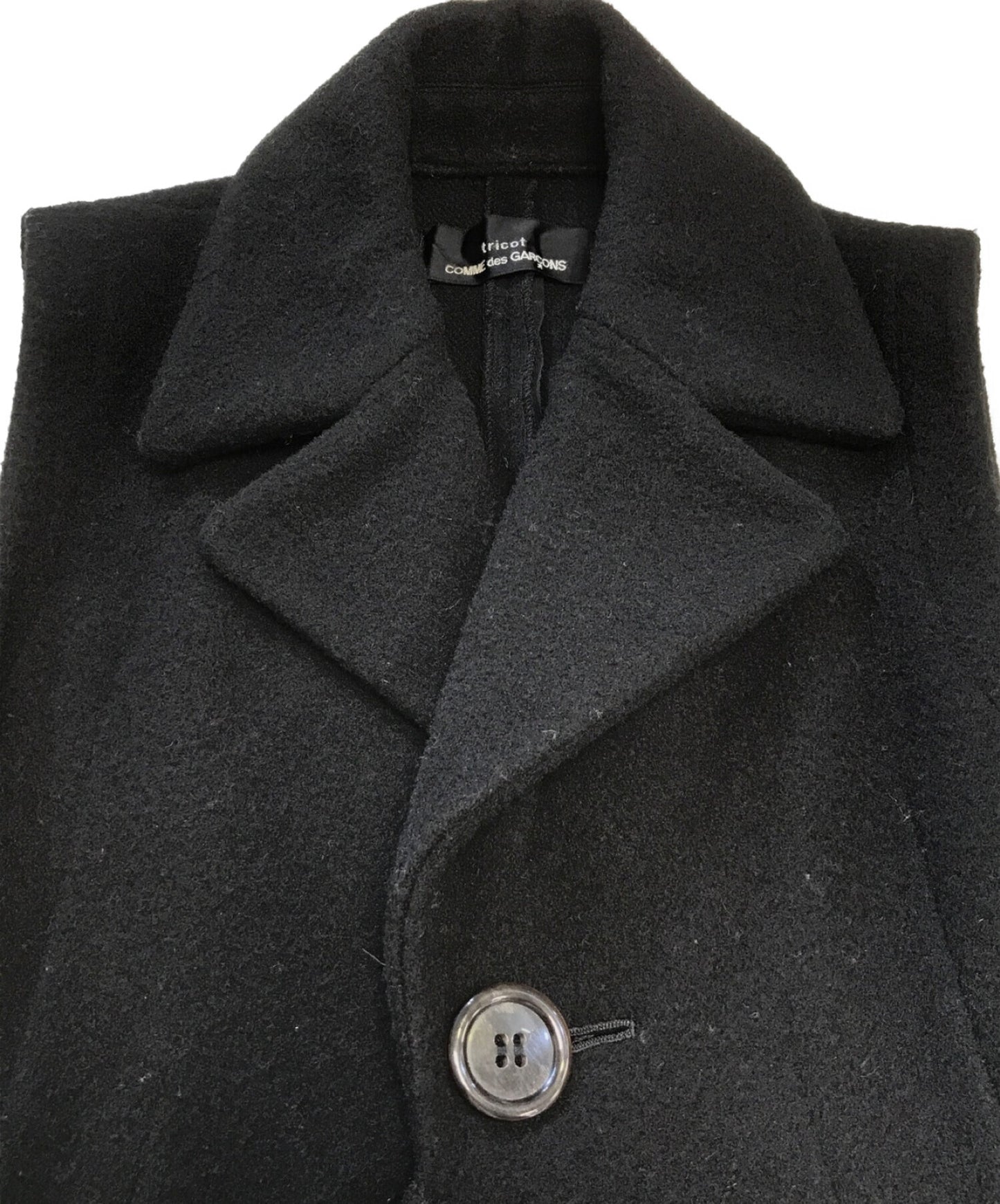 [Pre-owned] tricot COMME des GARCONS Shrunken Wool Sleeveless Dress TA-080040