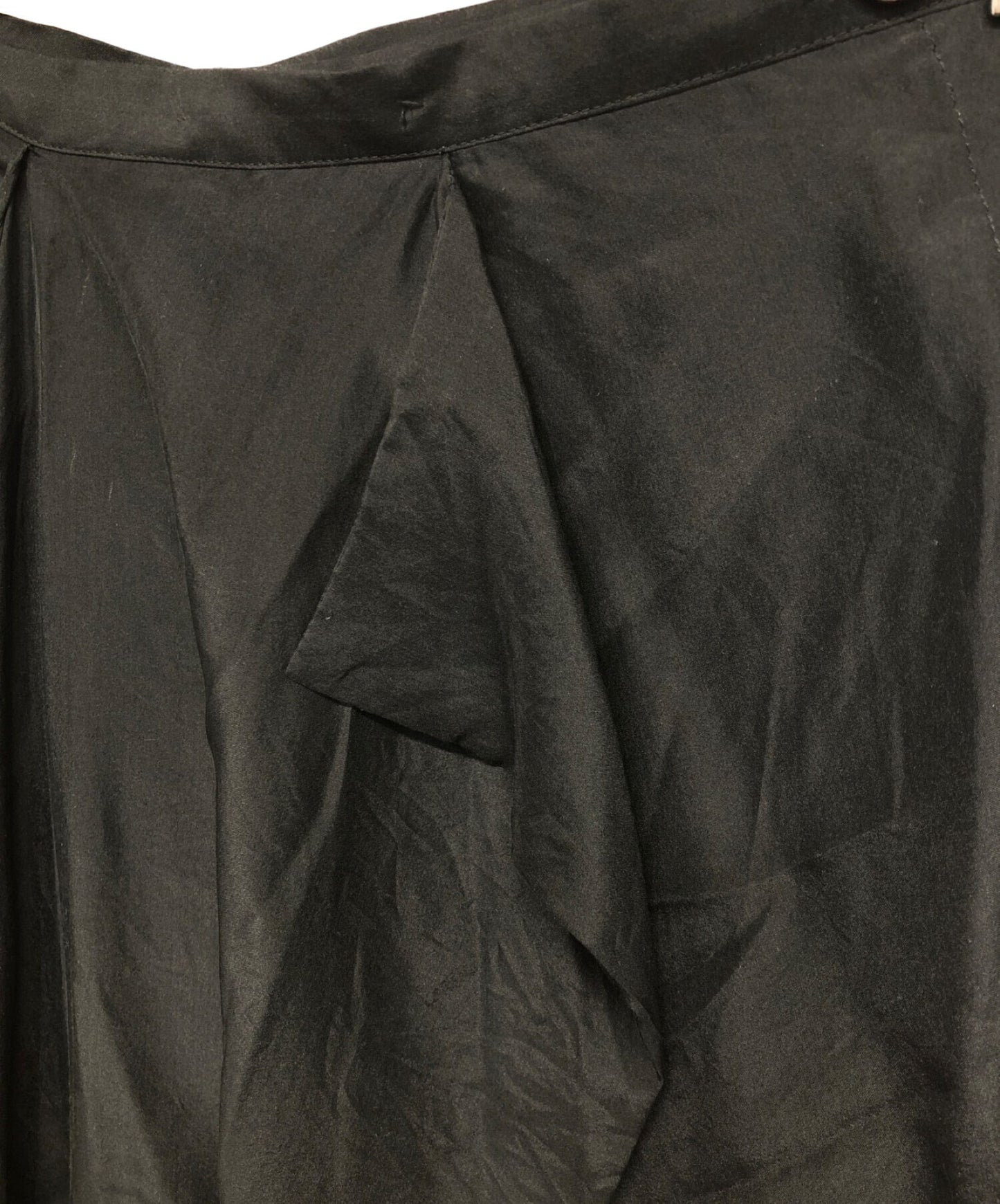 Yohji Yamamoto 실크 랩 스커트 Fe-S41-423