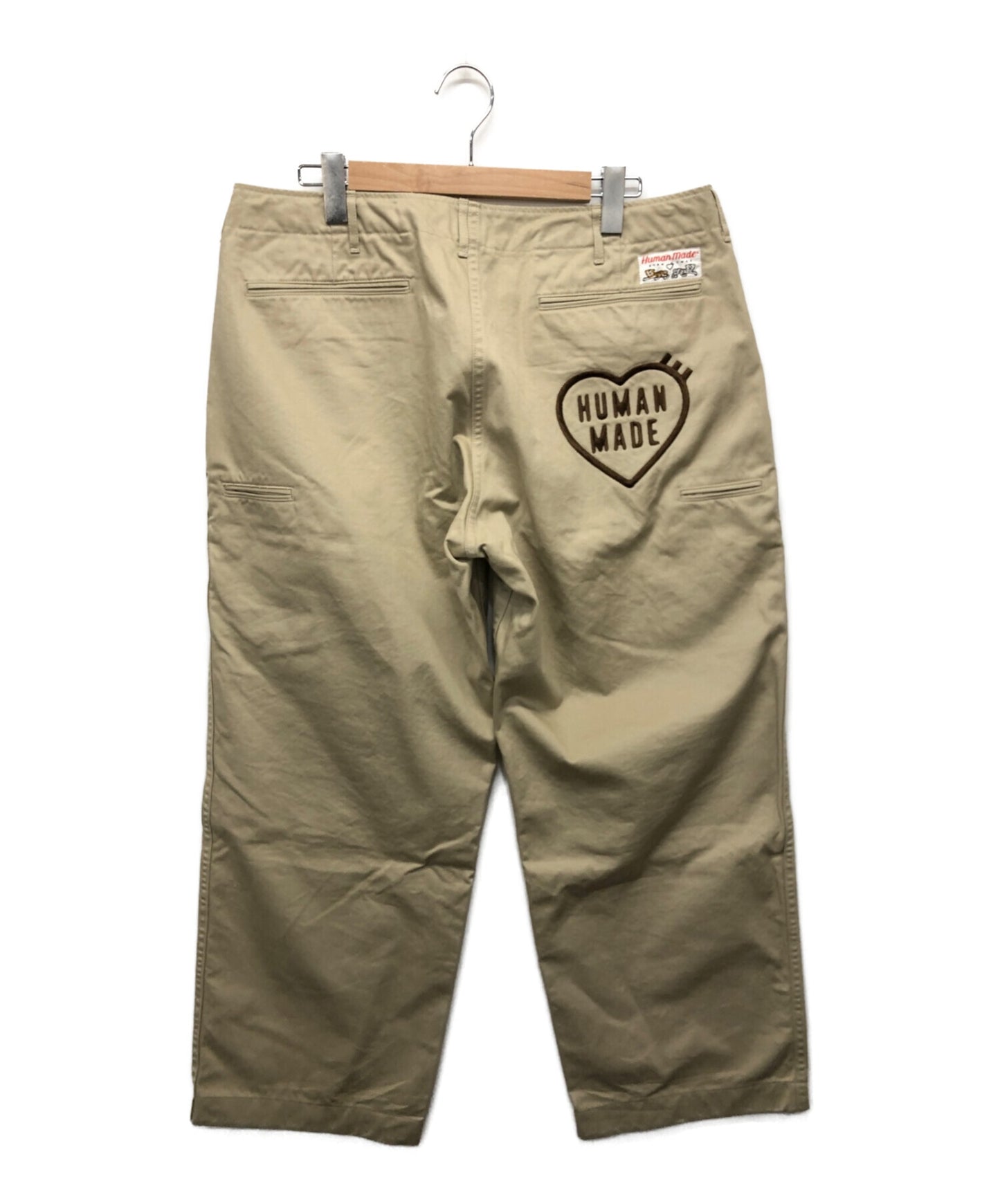 [Pre-owned] HUMAN MADE Wide chinos with duck embroidery