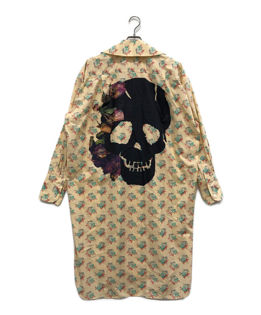 [Pre-owned] COMME des GARCONS HOMME PLUS Skull print floral shirt dress PI-B005